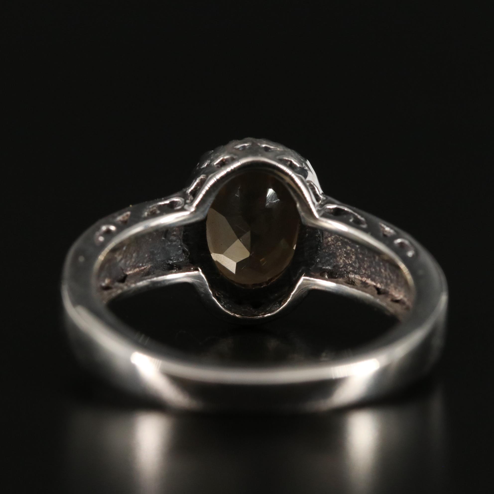 Sterling Citrine Ring