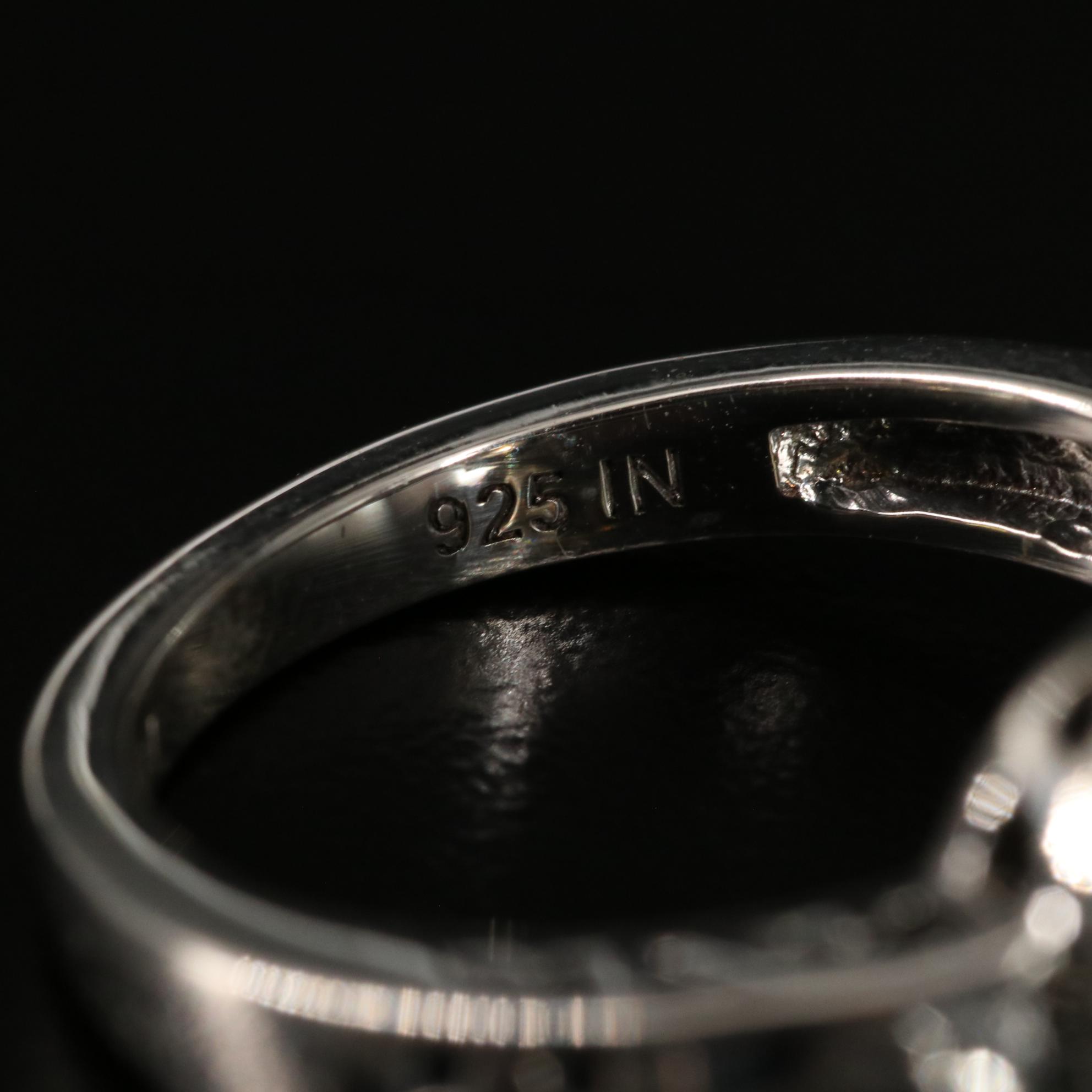 Sterling Citrine Ring