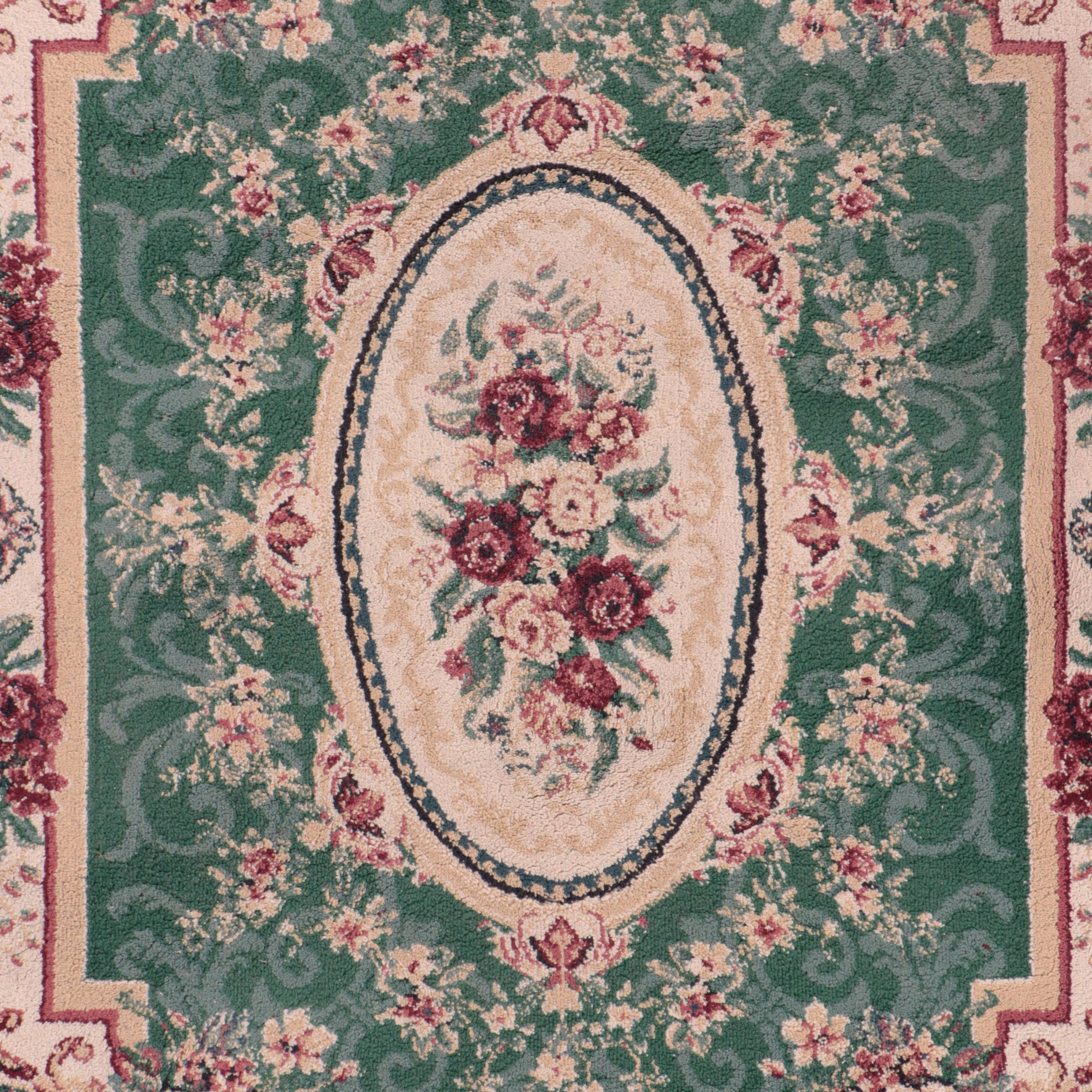 3'10 x 5'11 Machine Made Shaw "Monica Jade" Area Rug