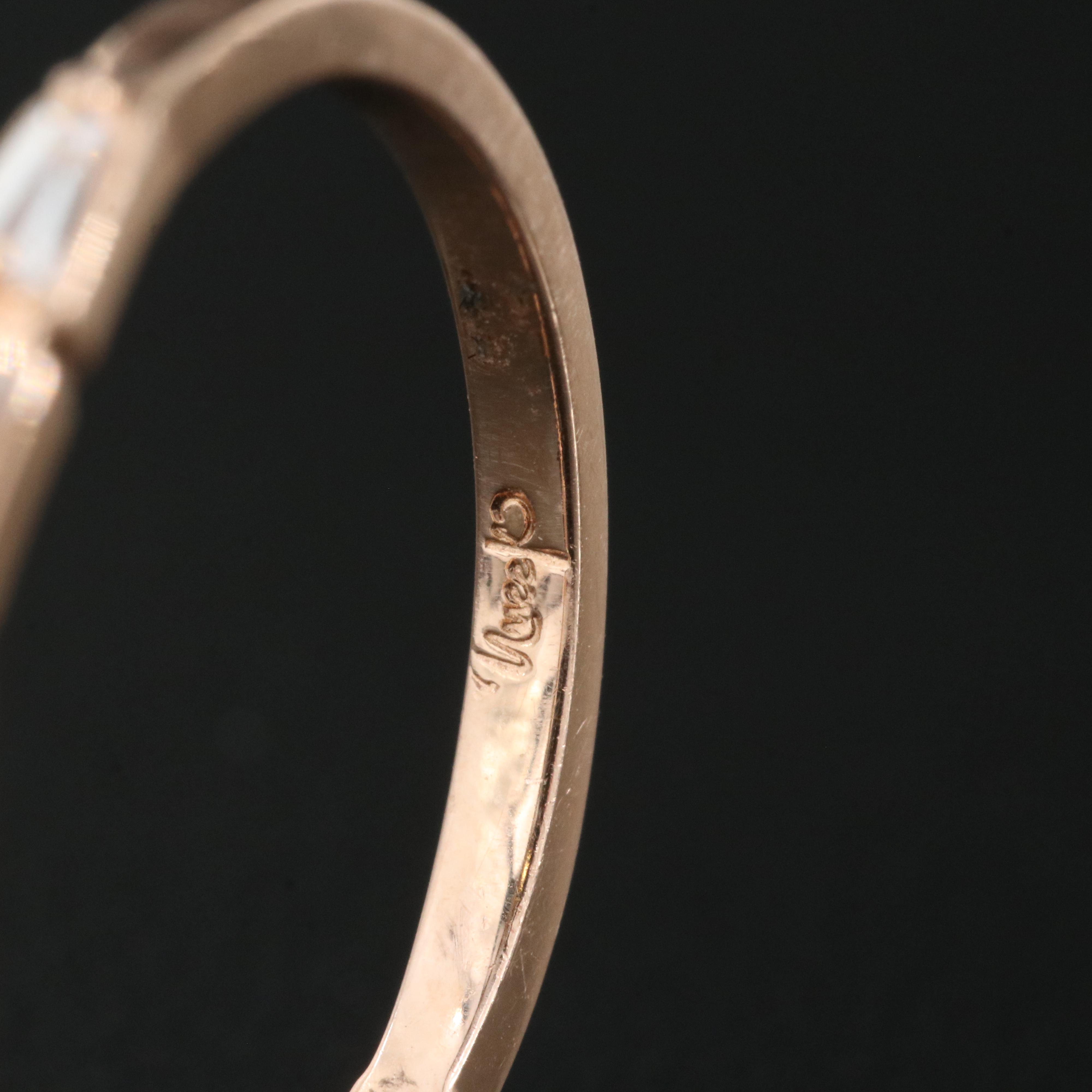 14K 2.45 CT Sapphire and Diamond Ring