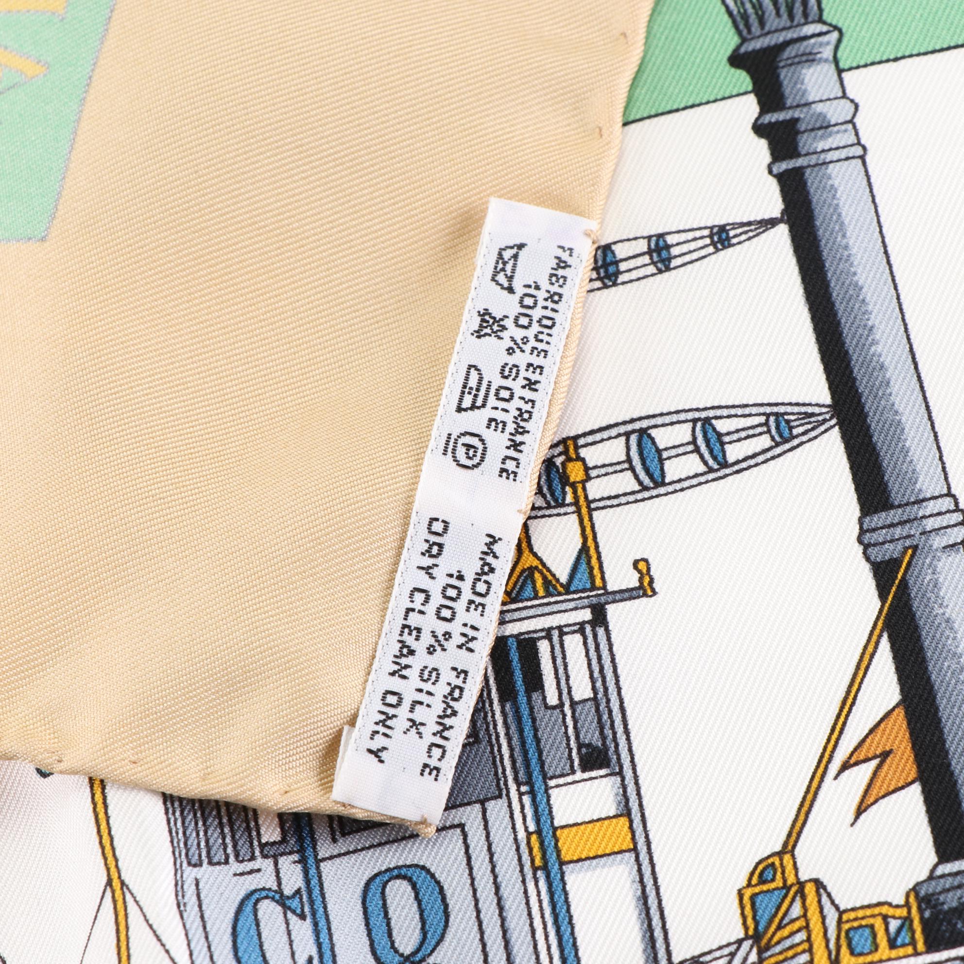 Hermès "The Original New Orleans Creole Jazz 1923" Silk Twill Scarf 90