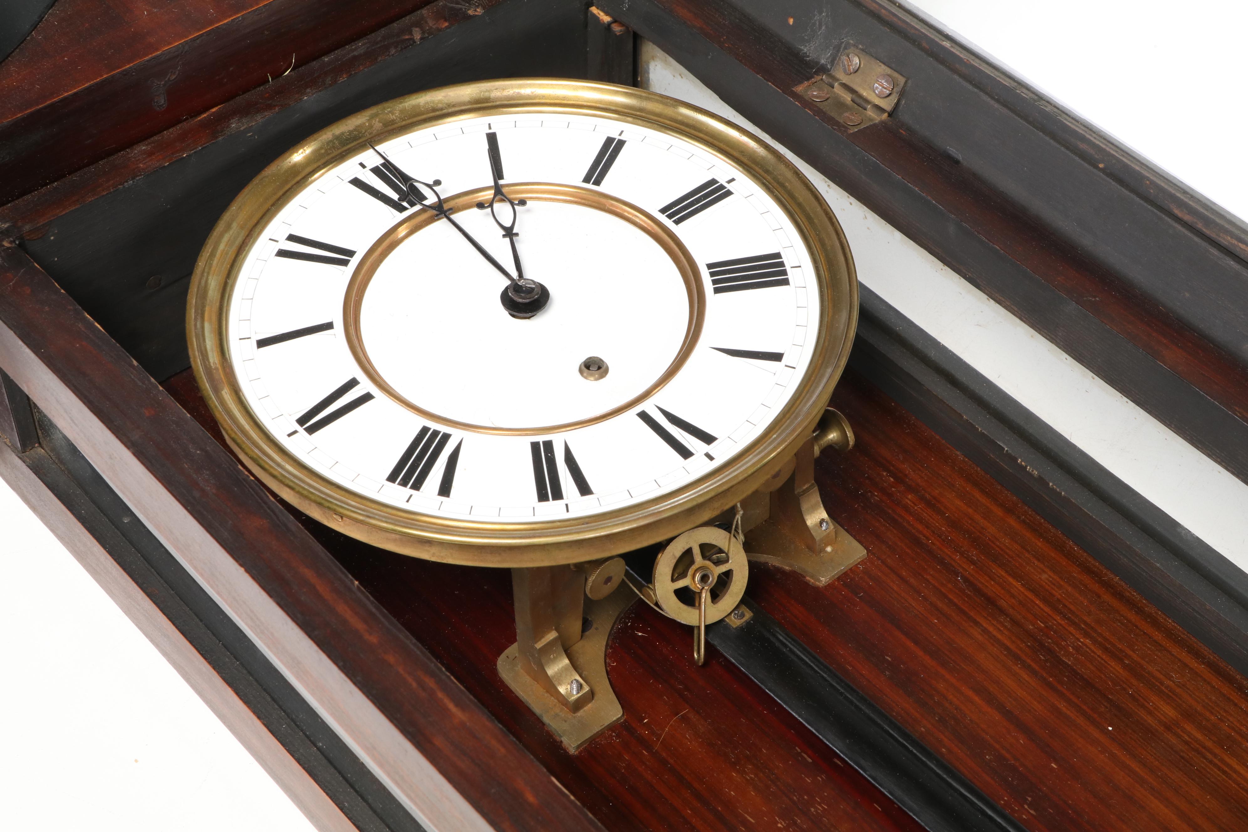 Wormwood Case Regulator Wall Clock