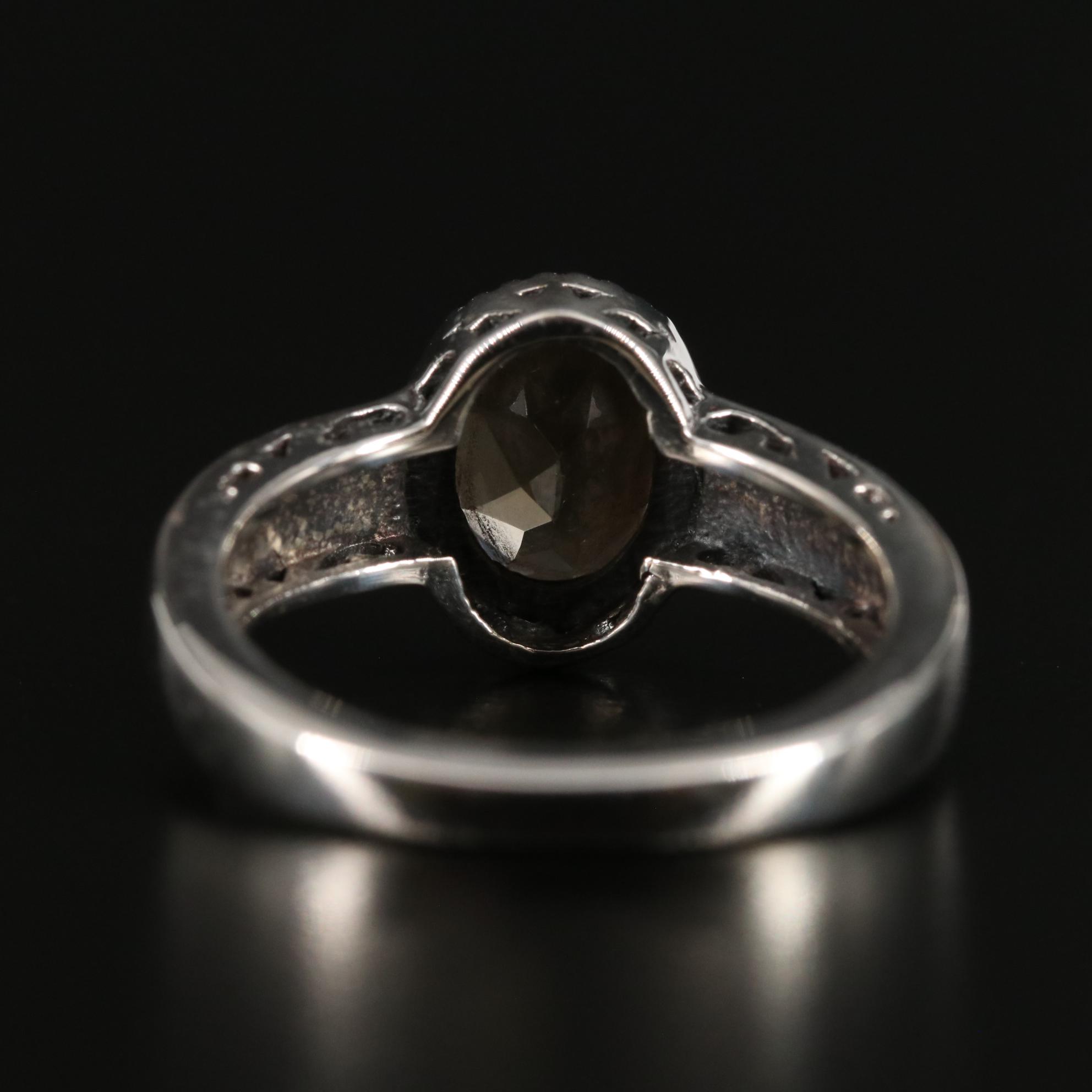 Sterling Silver Citrine Ring