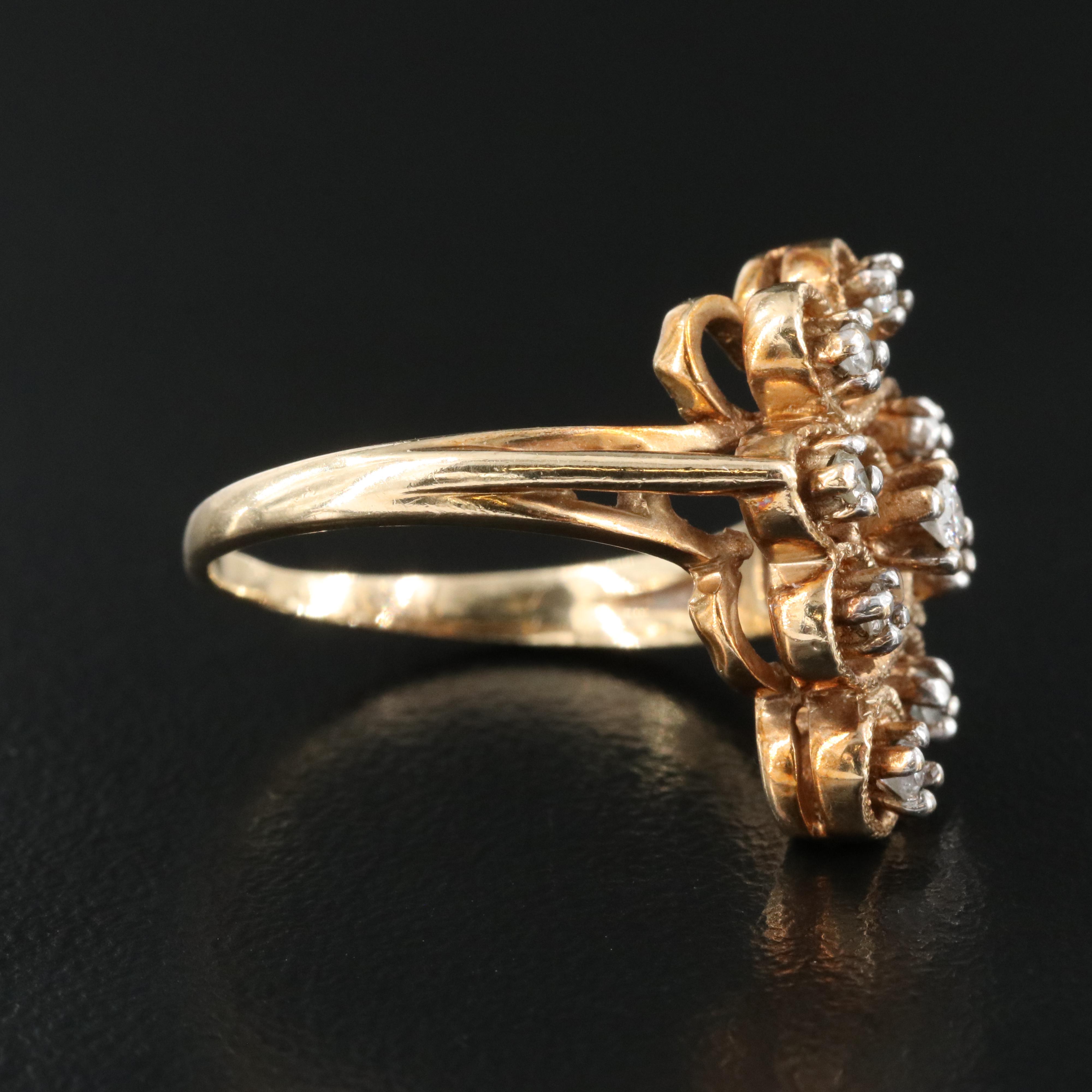 10K 0.24 CTW Diamond Ring