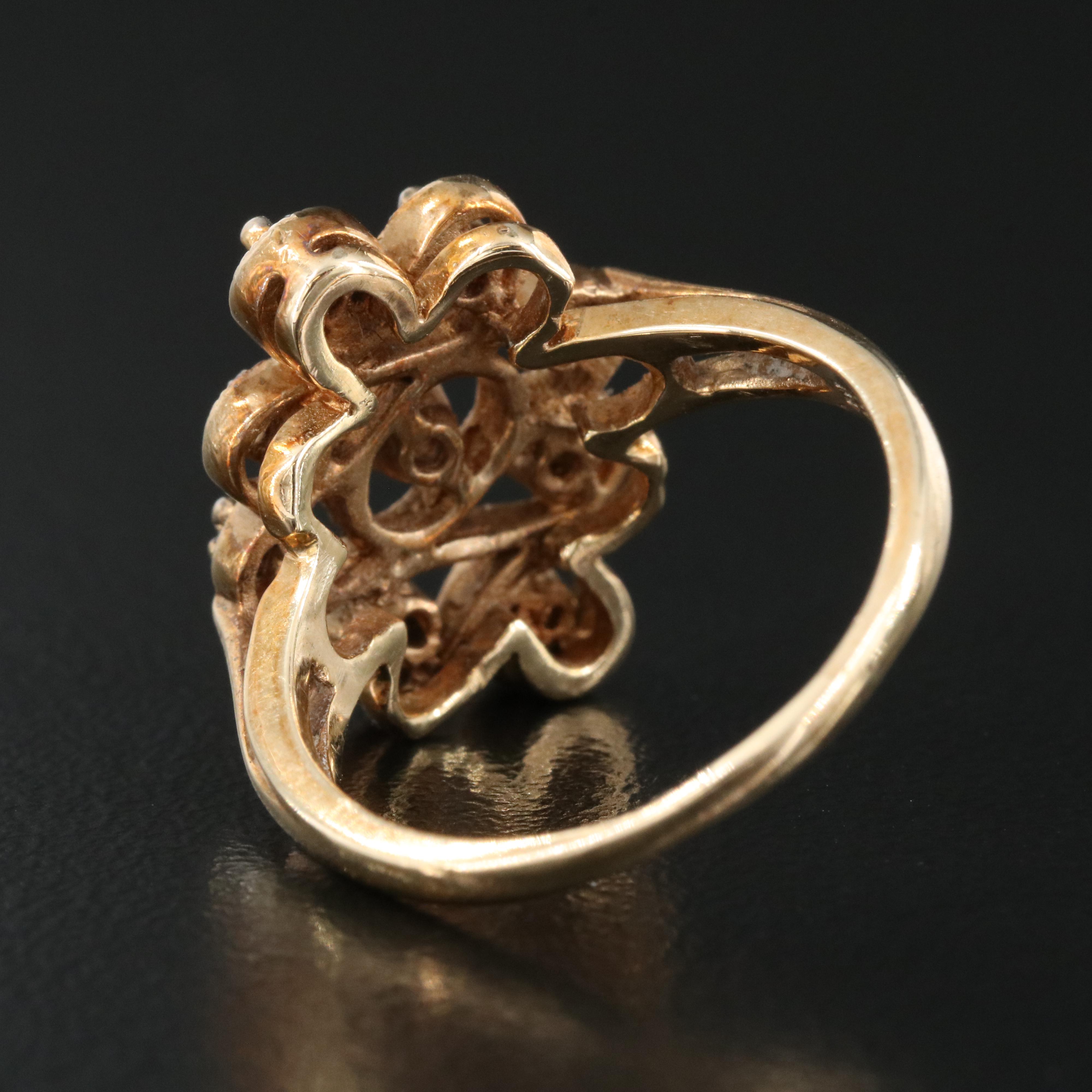 10K 0.24 CTW Diamond Ring