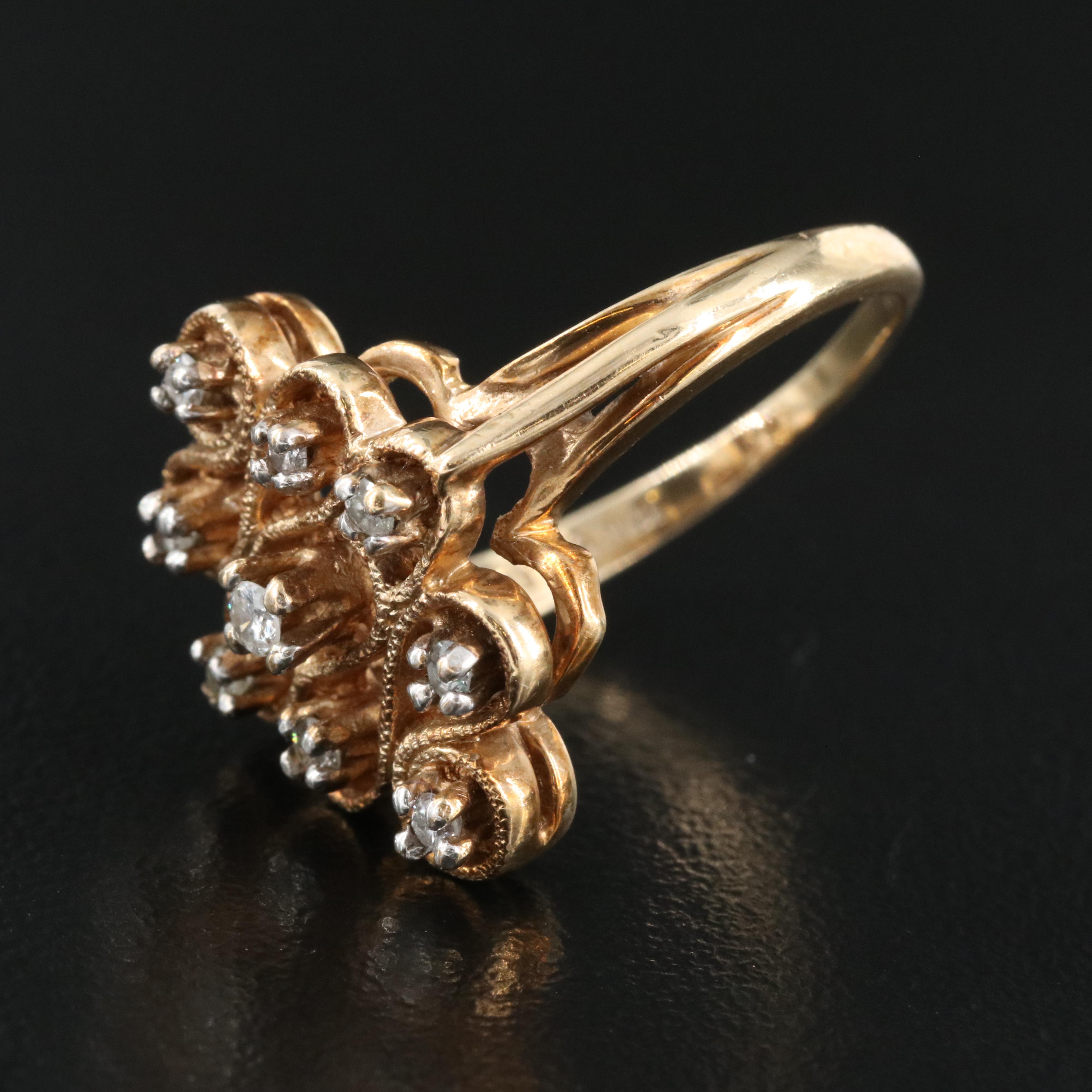 10K 0.24 CTW Diamond Ring