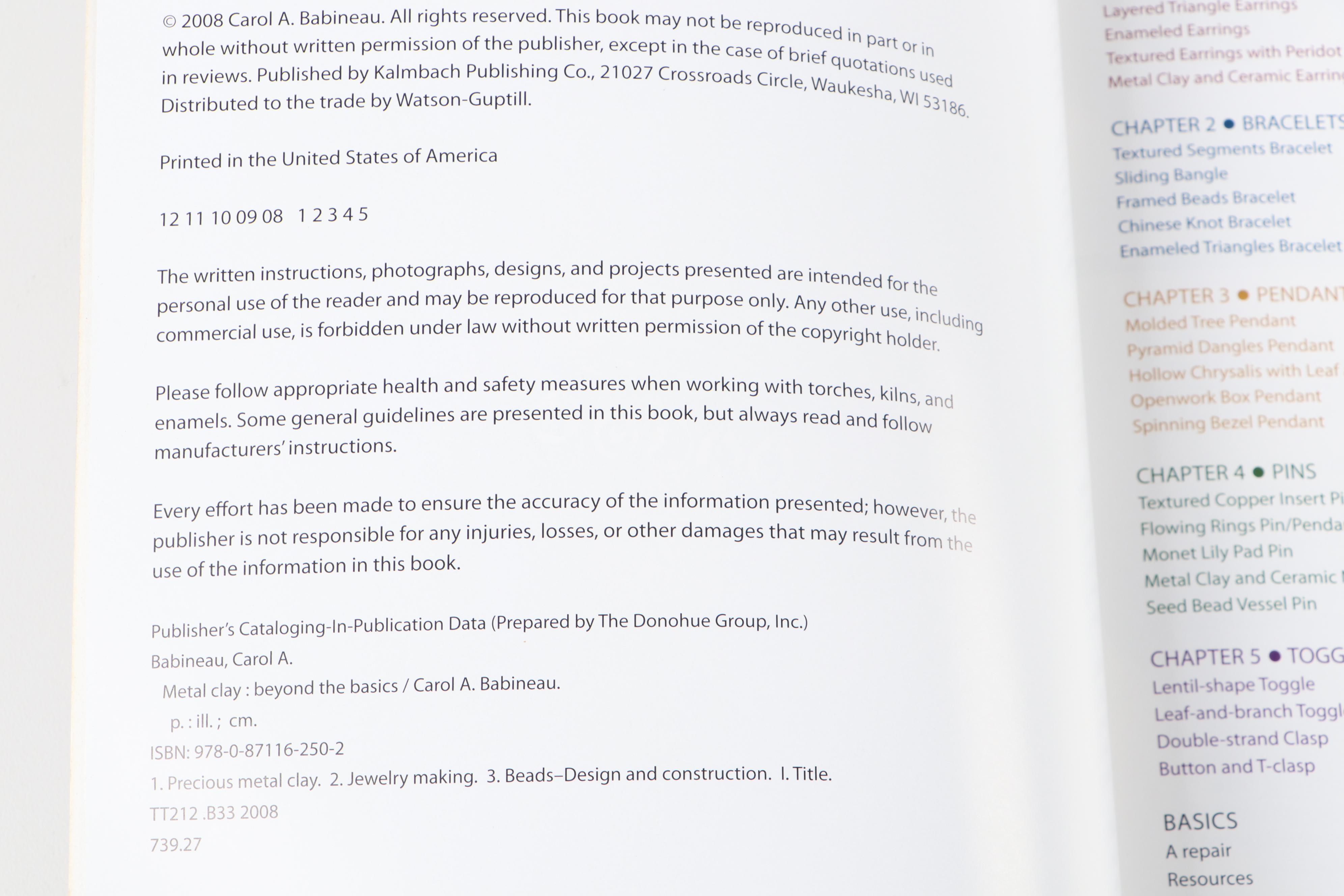 "Metal Clay Magic" by Nana Mizushima with Metal Clay Guide Collection