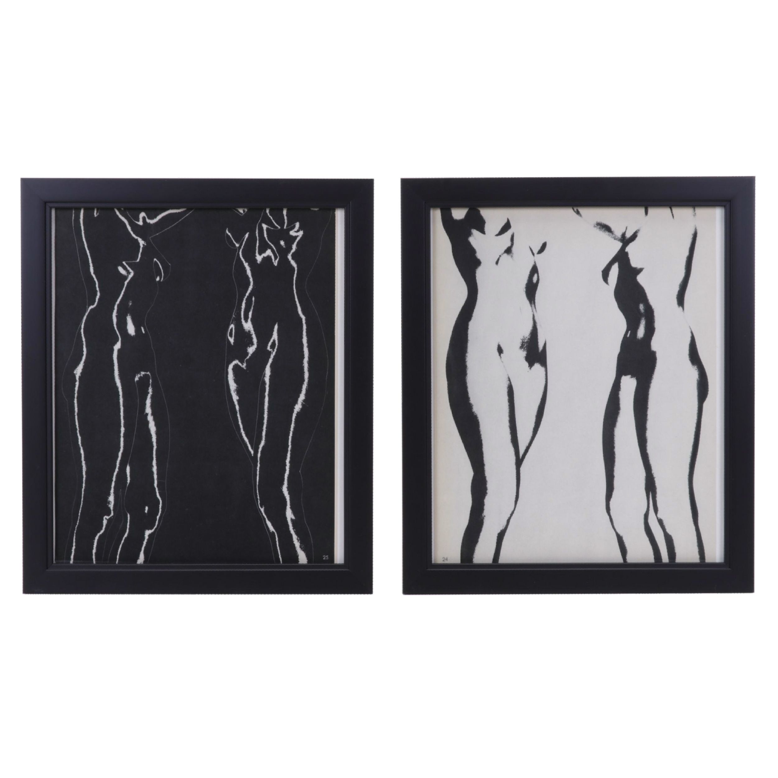 Ferenc Berkó Rotogravures From "Le Nu International," 1954