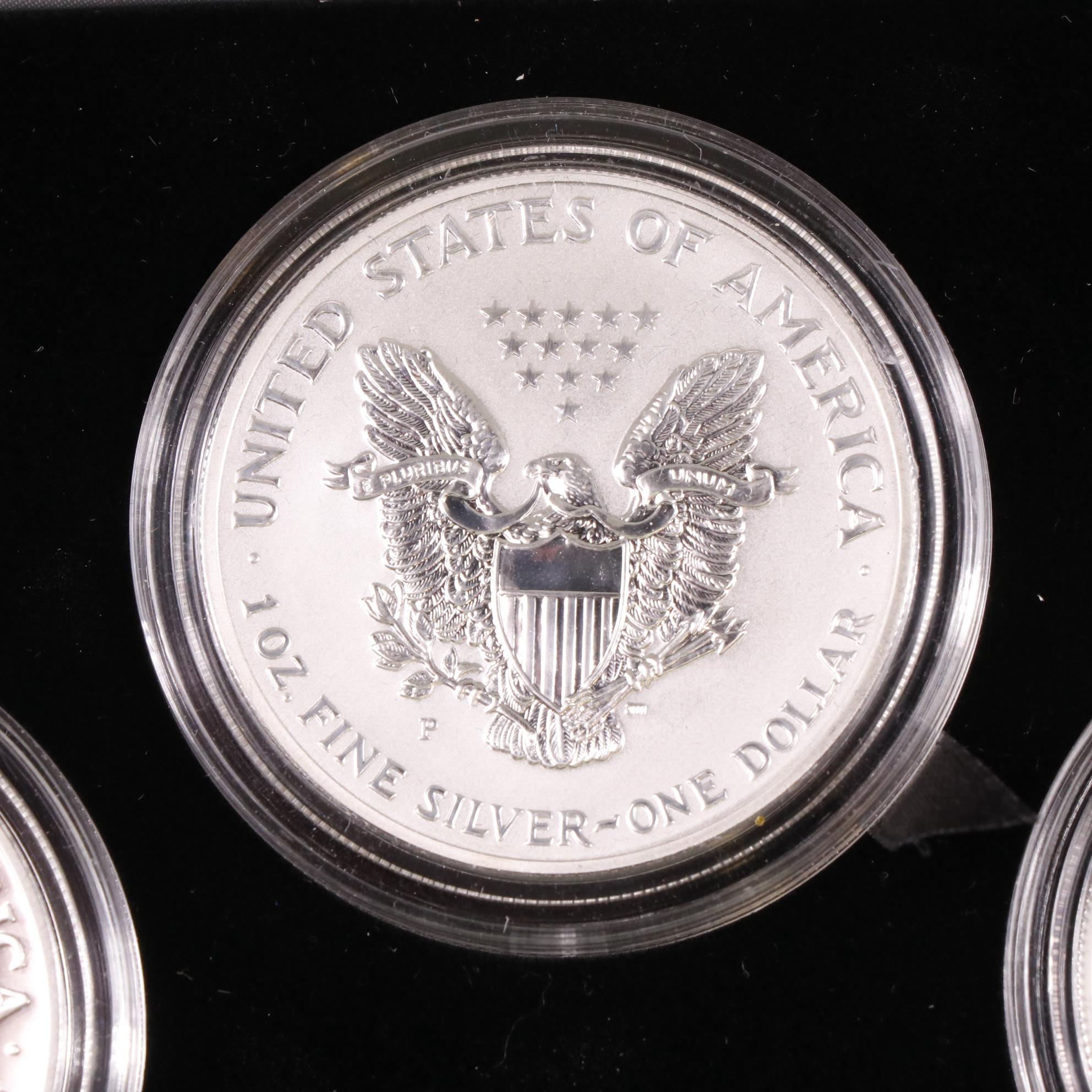 2006 American Silver Eagle 20th Anniversary Three-Coin Set