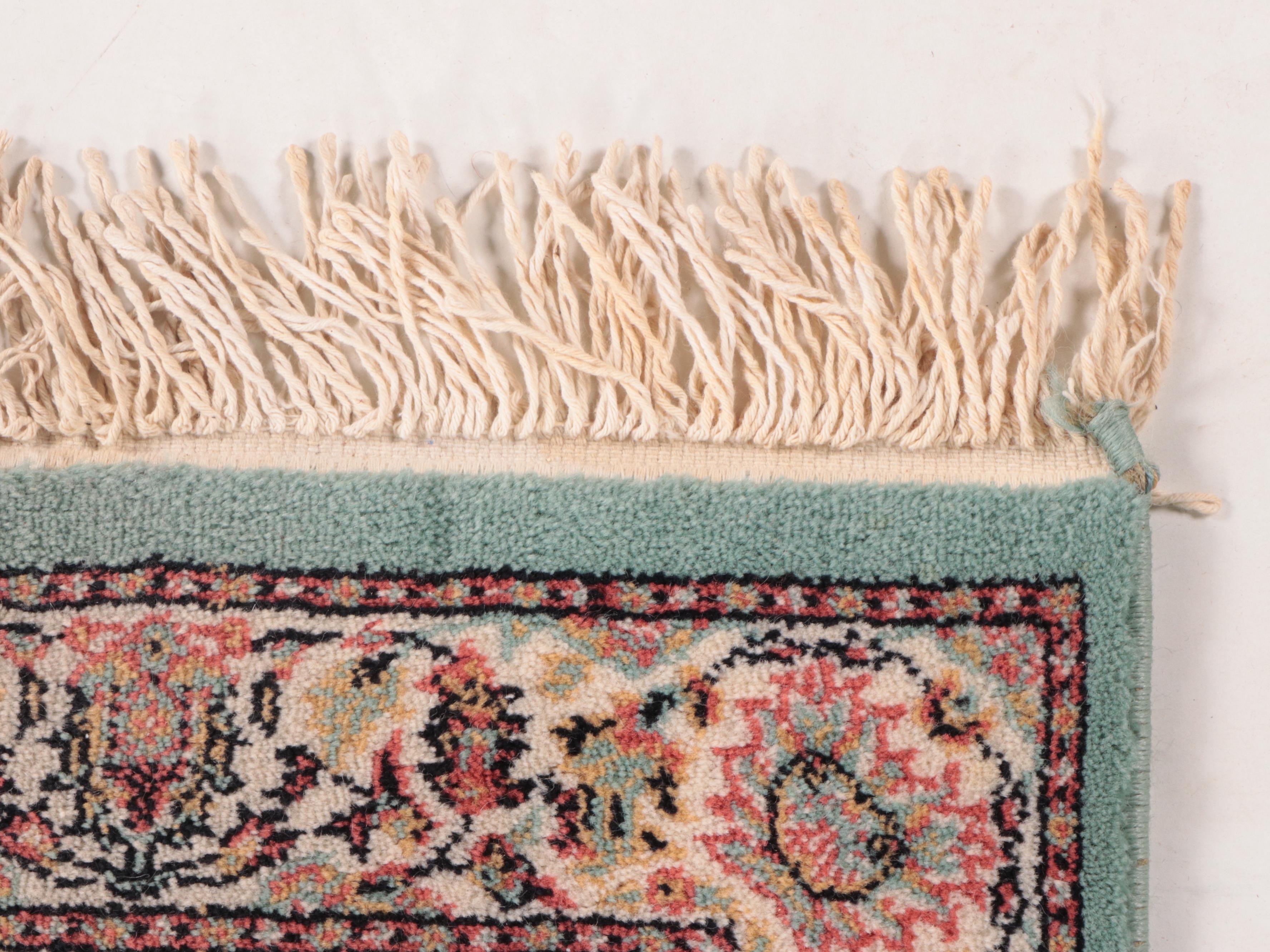 2'6 x 5'4 Machine Made Turkish Kismet Oriental Green Area Rug