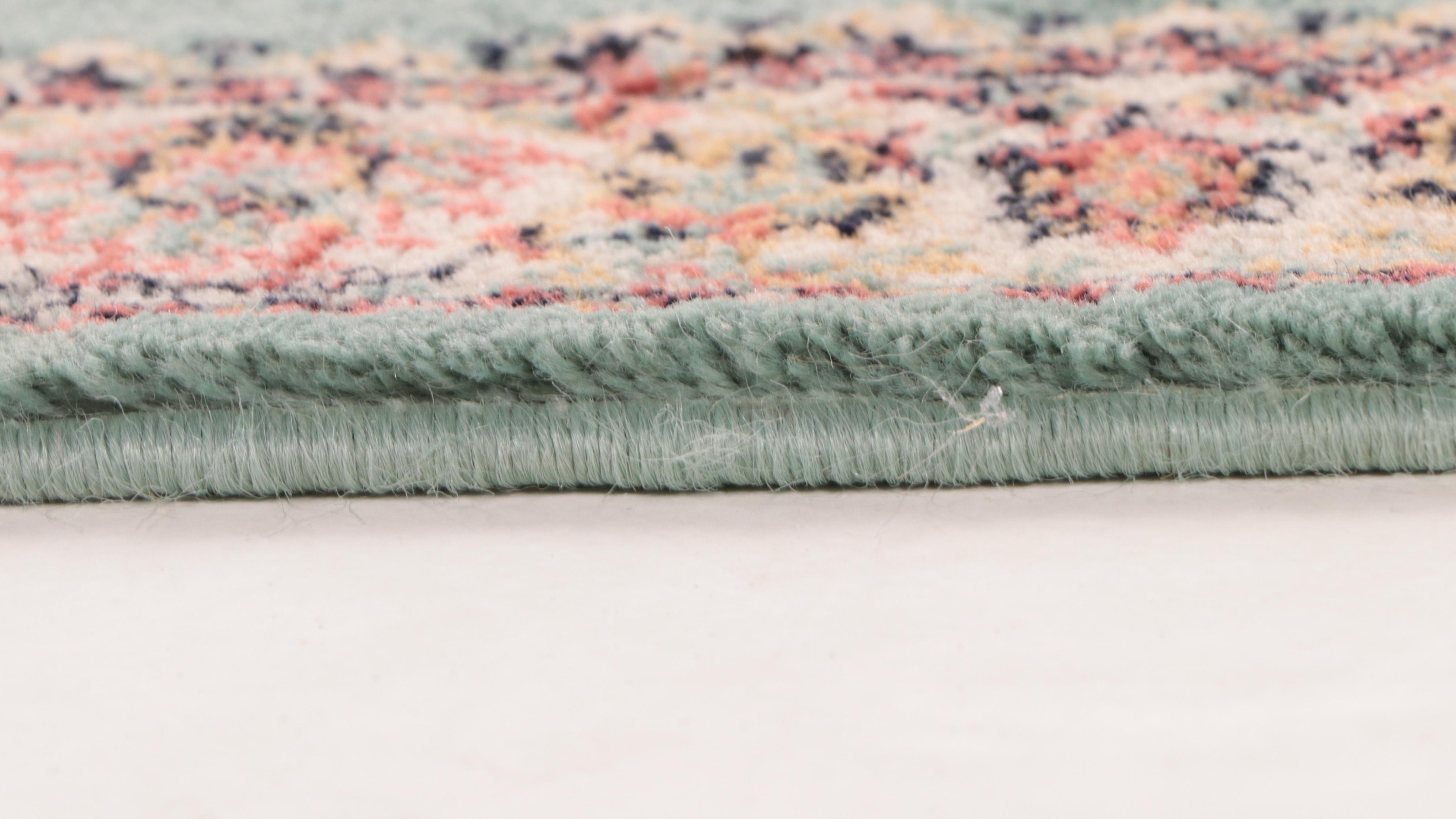 2'6 x 5'4 Machine Made Turkish Kismet Oriental Green Area Rug