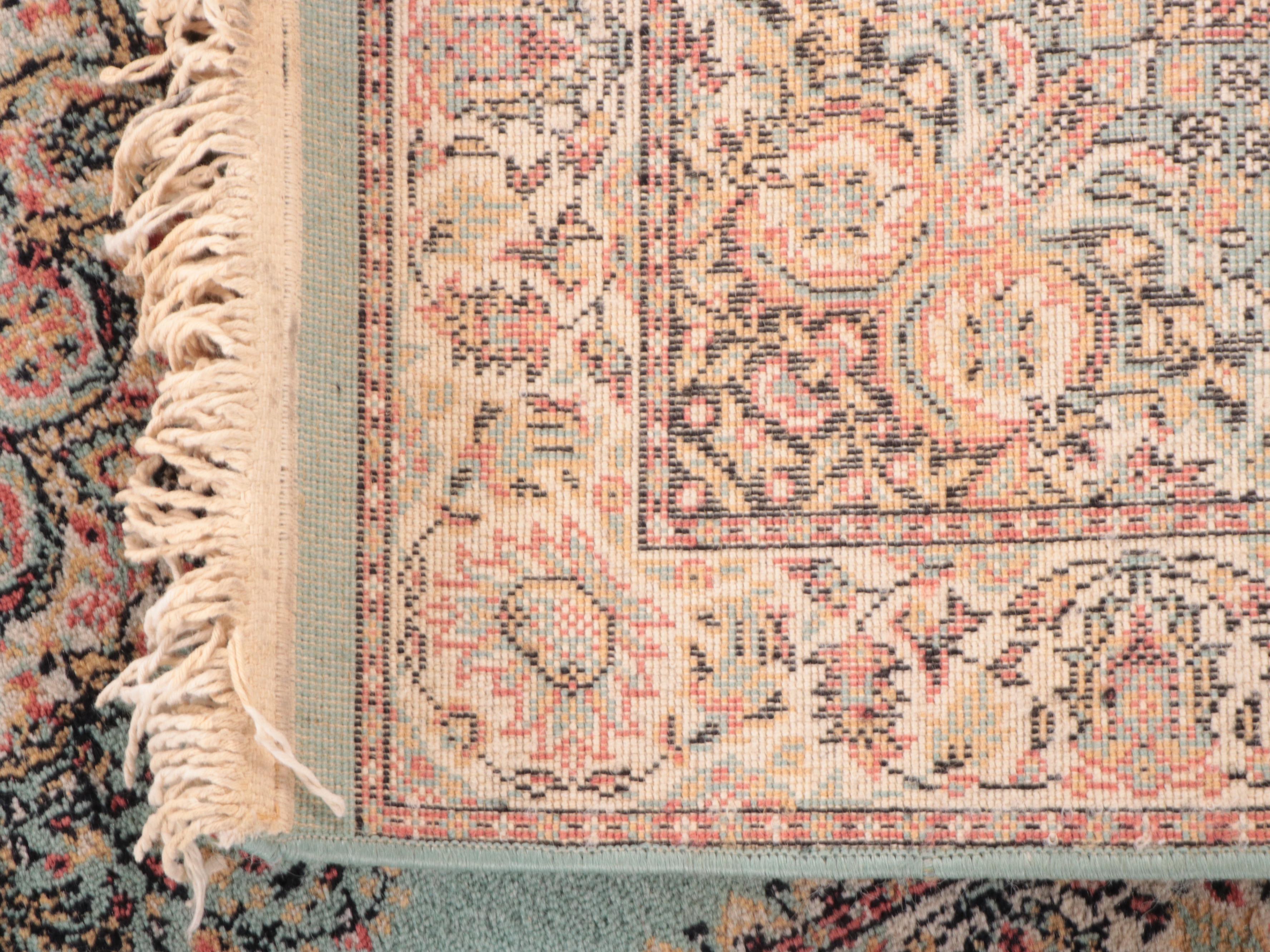 2'6 x 5'4 Machine Made Turkish Kismet Oriental Green Area Rug