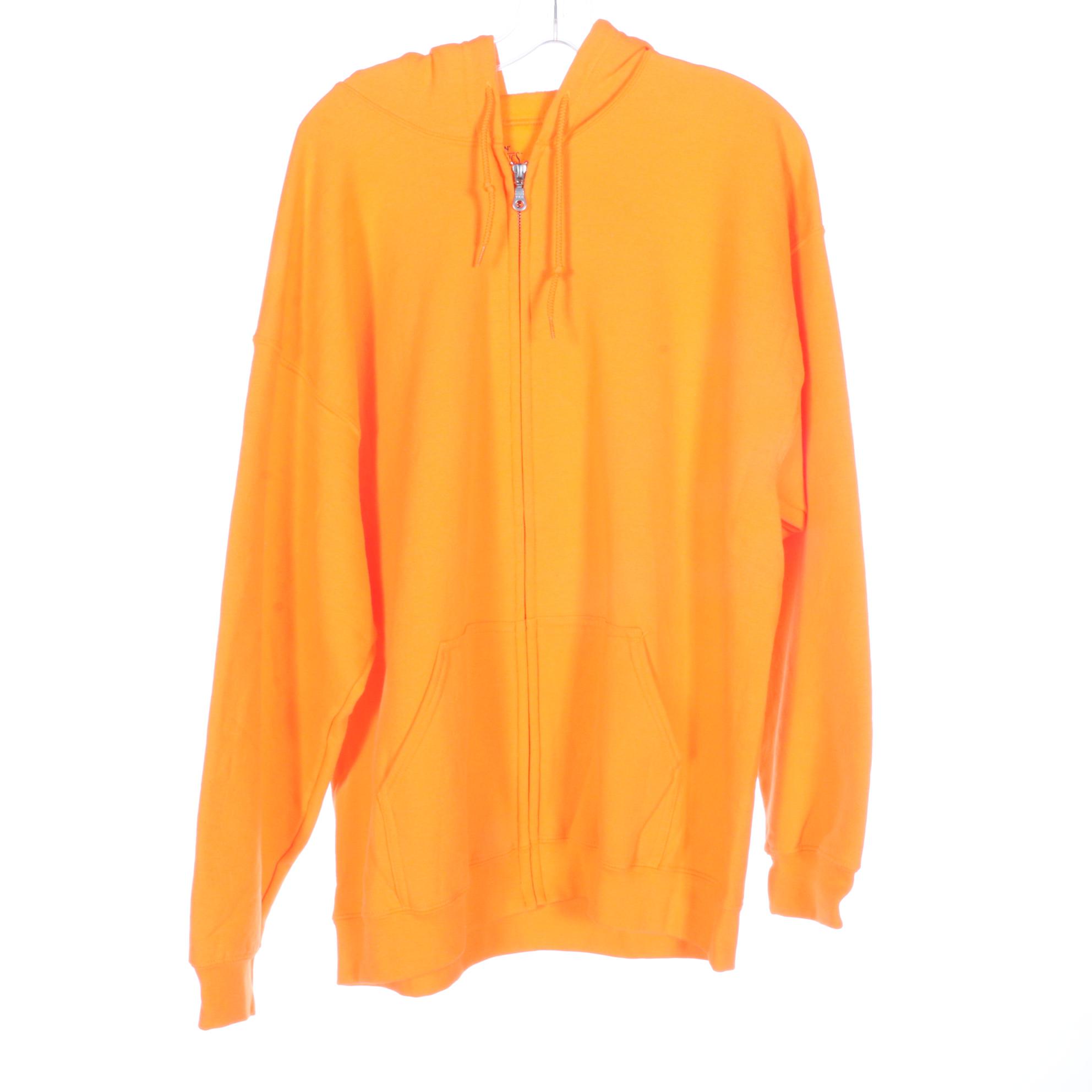 Gildan Smart Basics Neon Hooded Sweatshirts and Tee Shirt