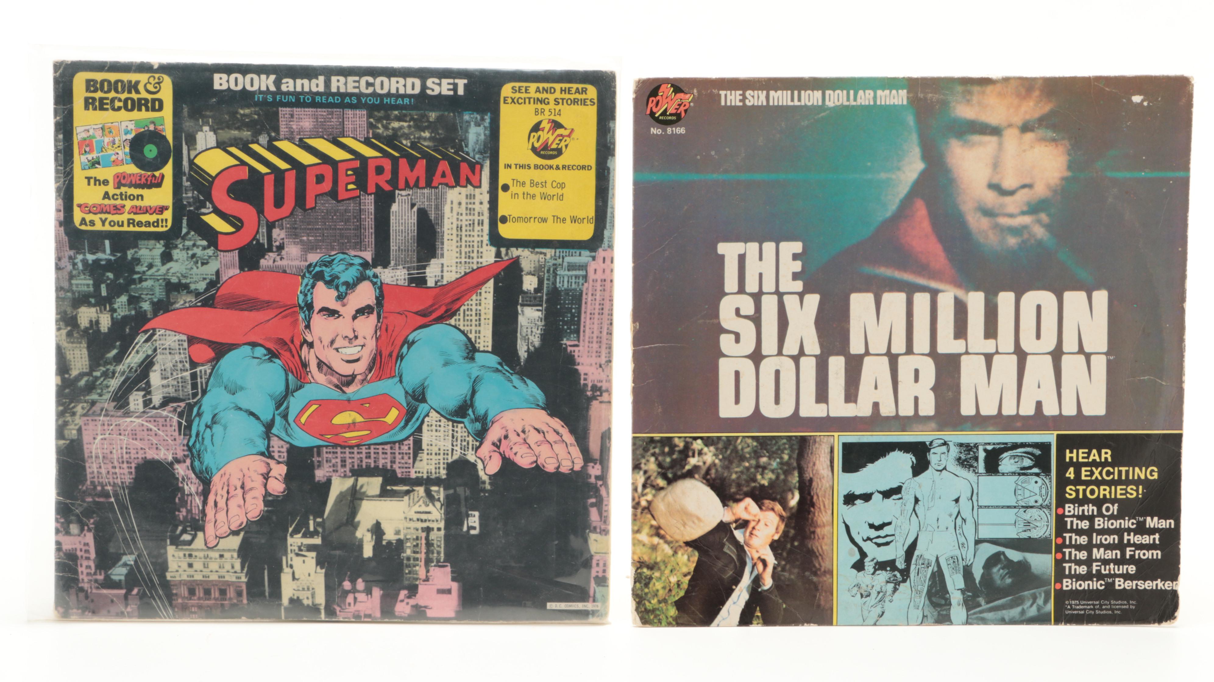 Batman, Superman, G.I. Joe Soundtrack, Novelty and Other Records, Late 20th C.