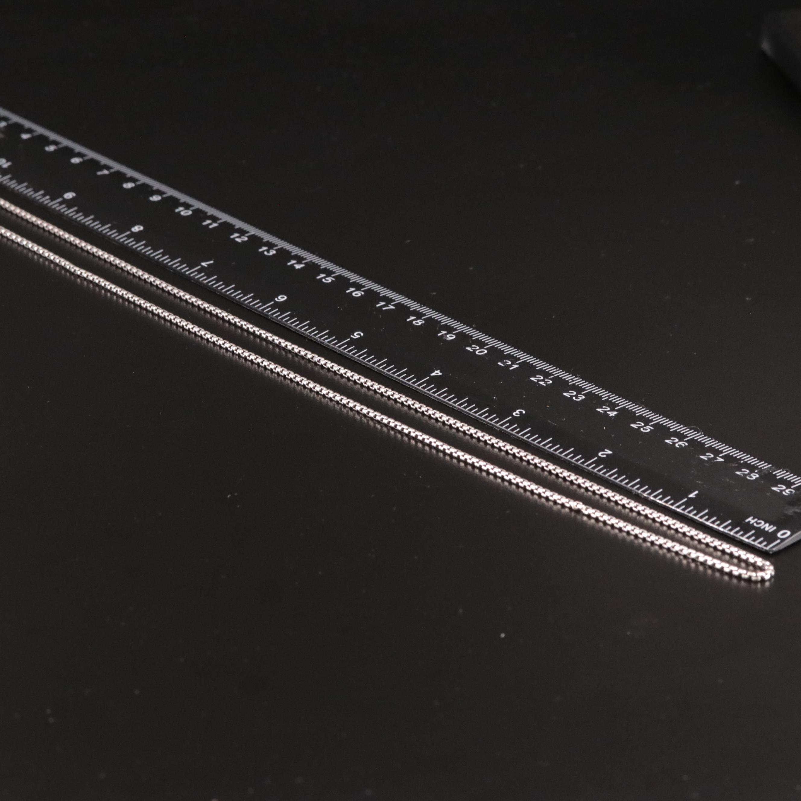 David Yurman Sterling Box Chain Necklace