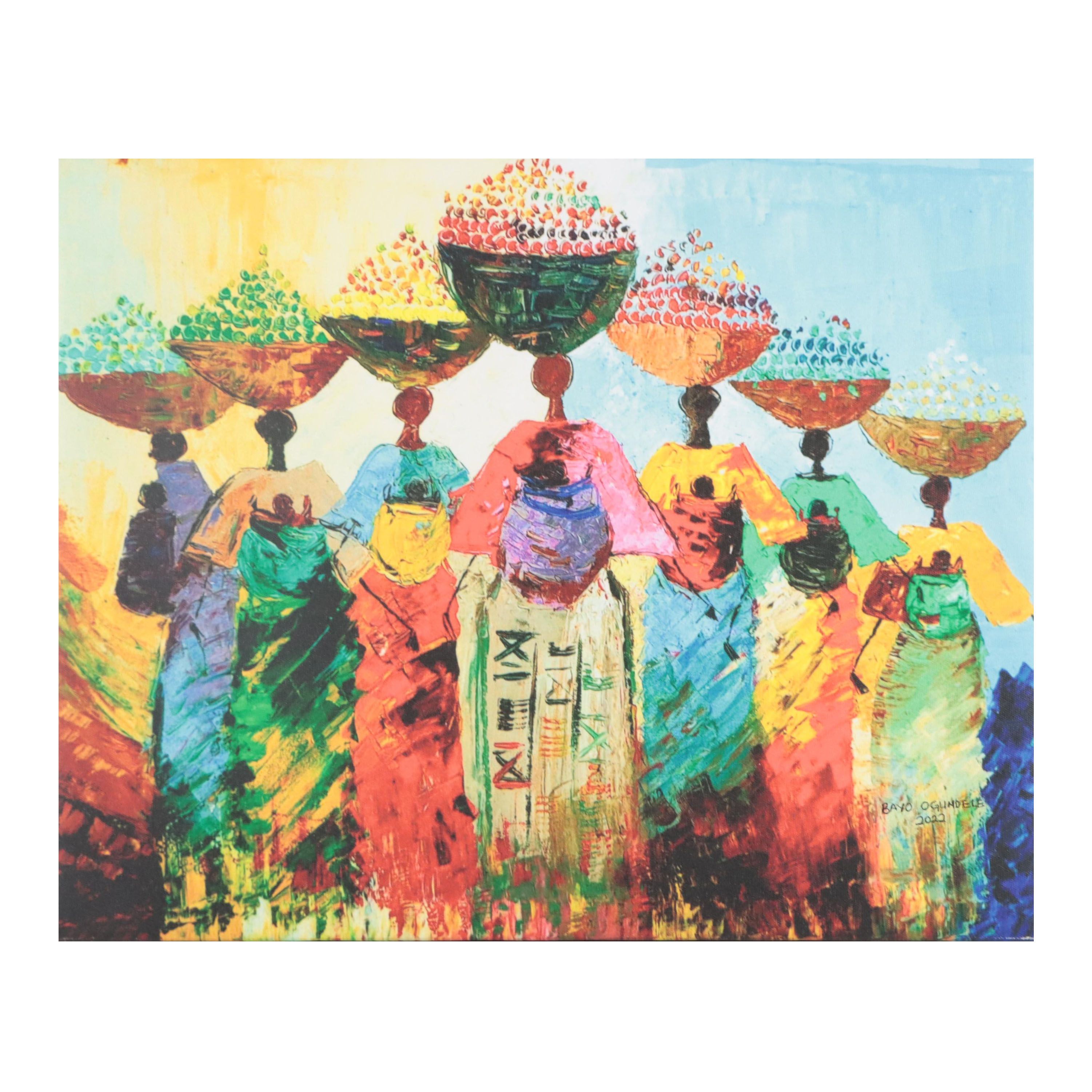 Bayo Ogundele Figural Giclée, 2023