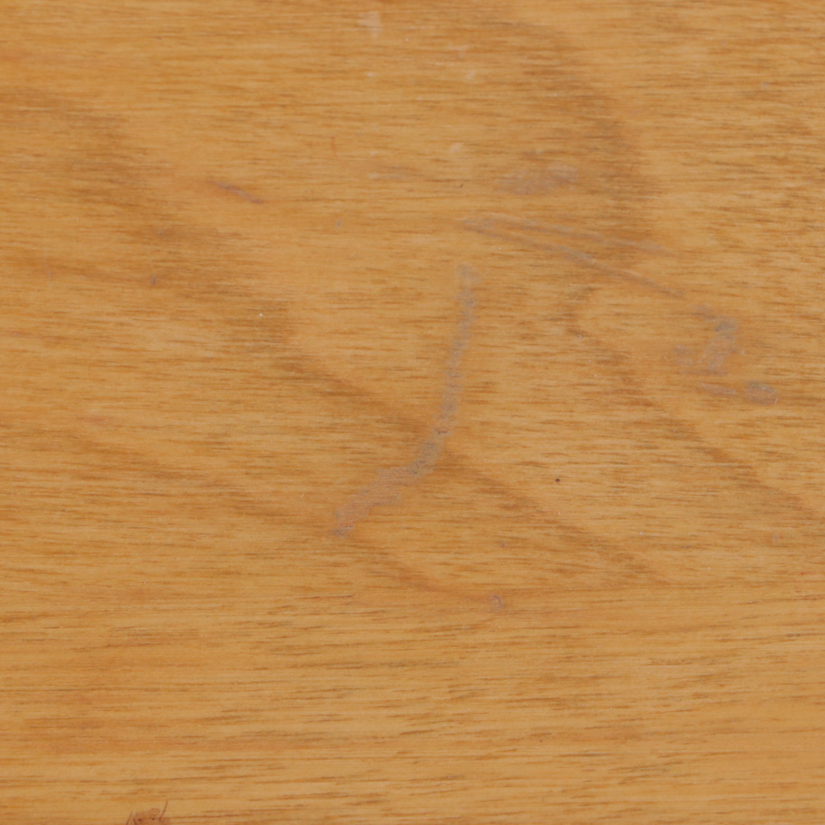 Heywood-Wakefield Mid Century Modern Two-Tier Corner Table