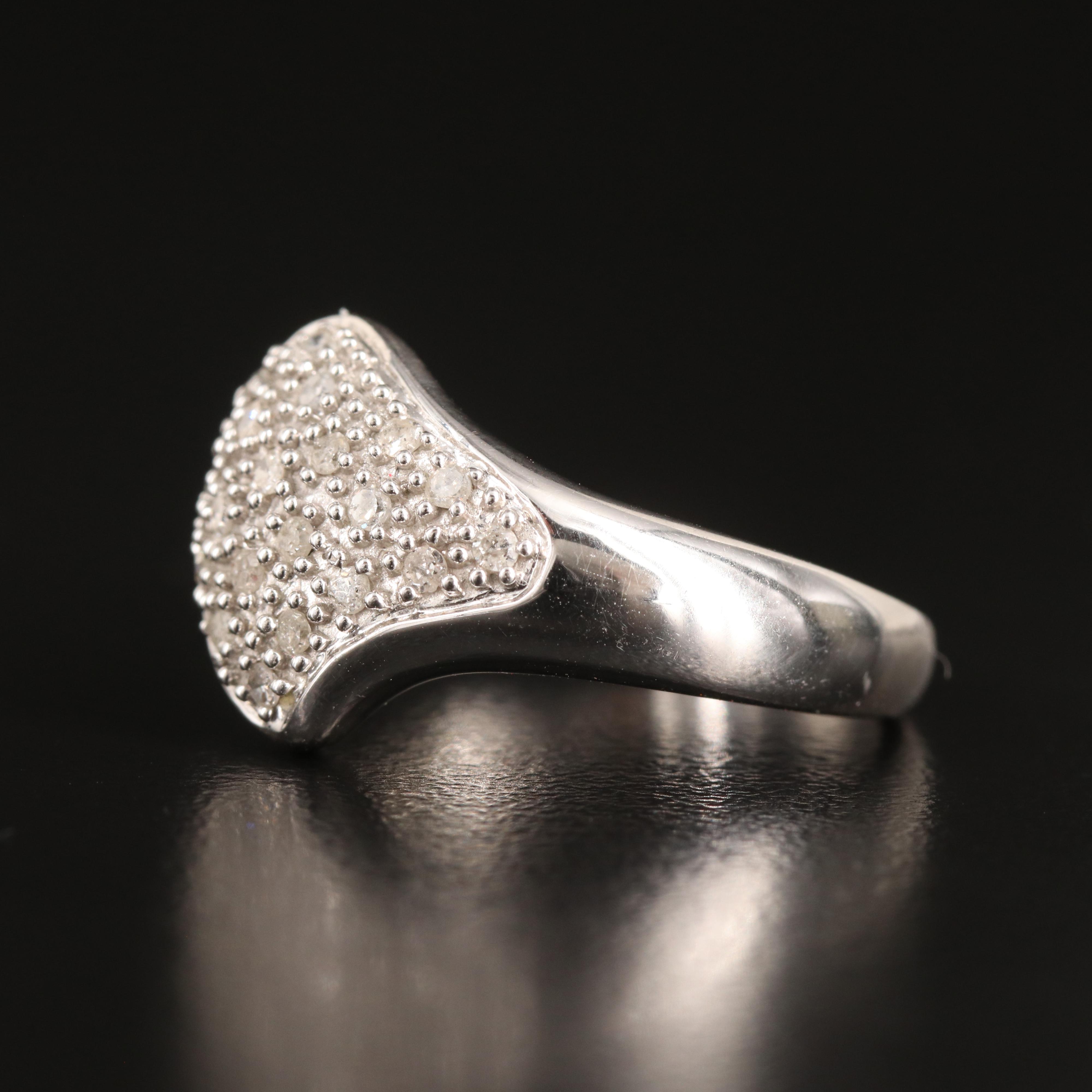 10K 0.20 CTW Diamond Pavé Ring