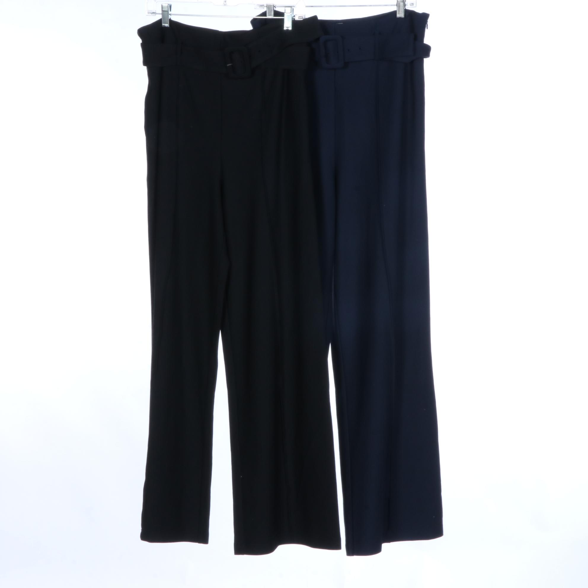 G by Giuliana Self-Belt Pants, Liverpool Knit Pants, Wild Fable Plaid Pants