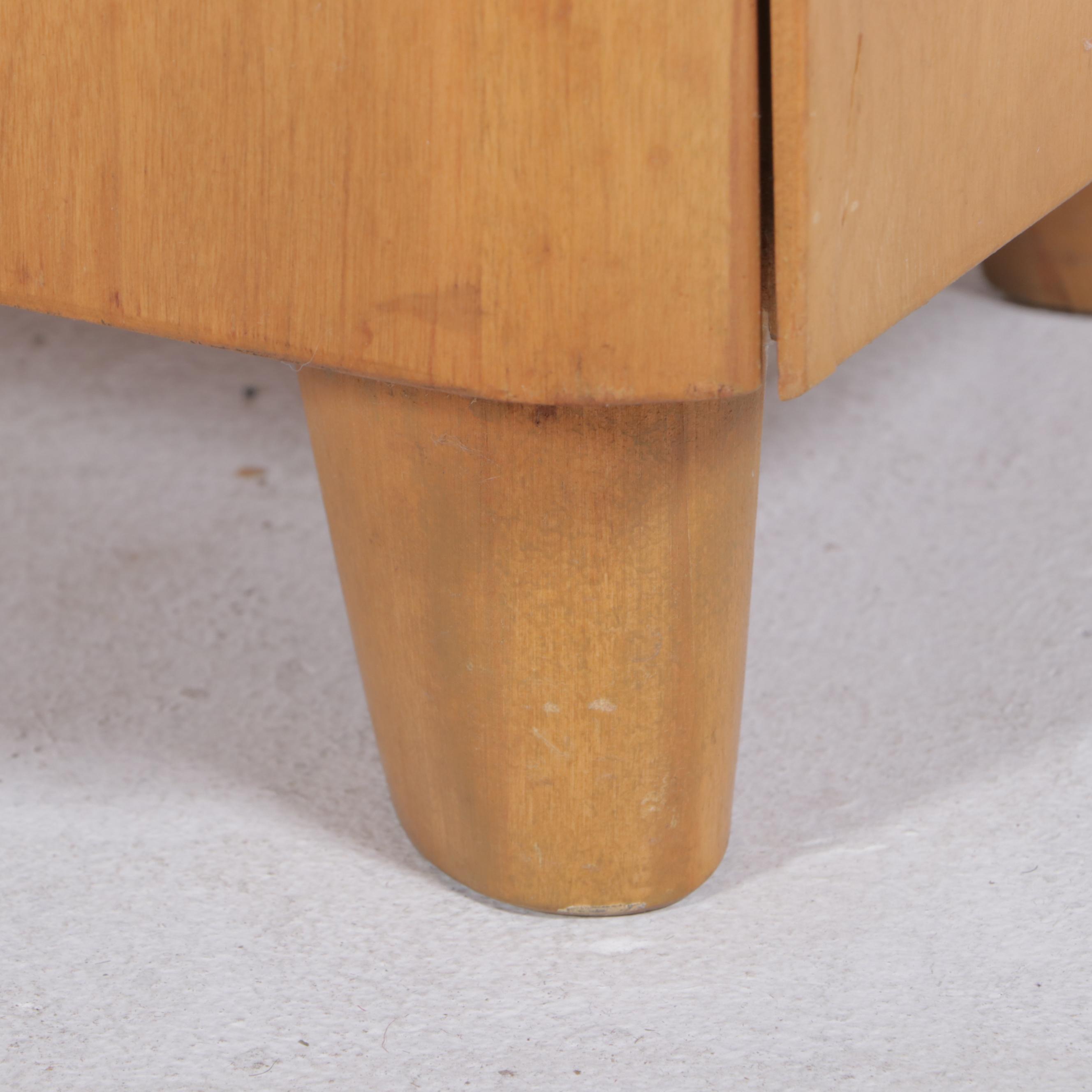 Heywood-Wakefield Mid Century Modern Bookcase in Wheat Finish