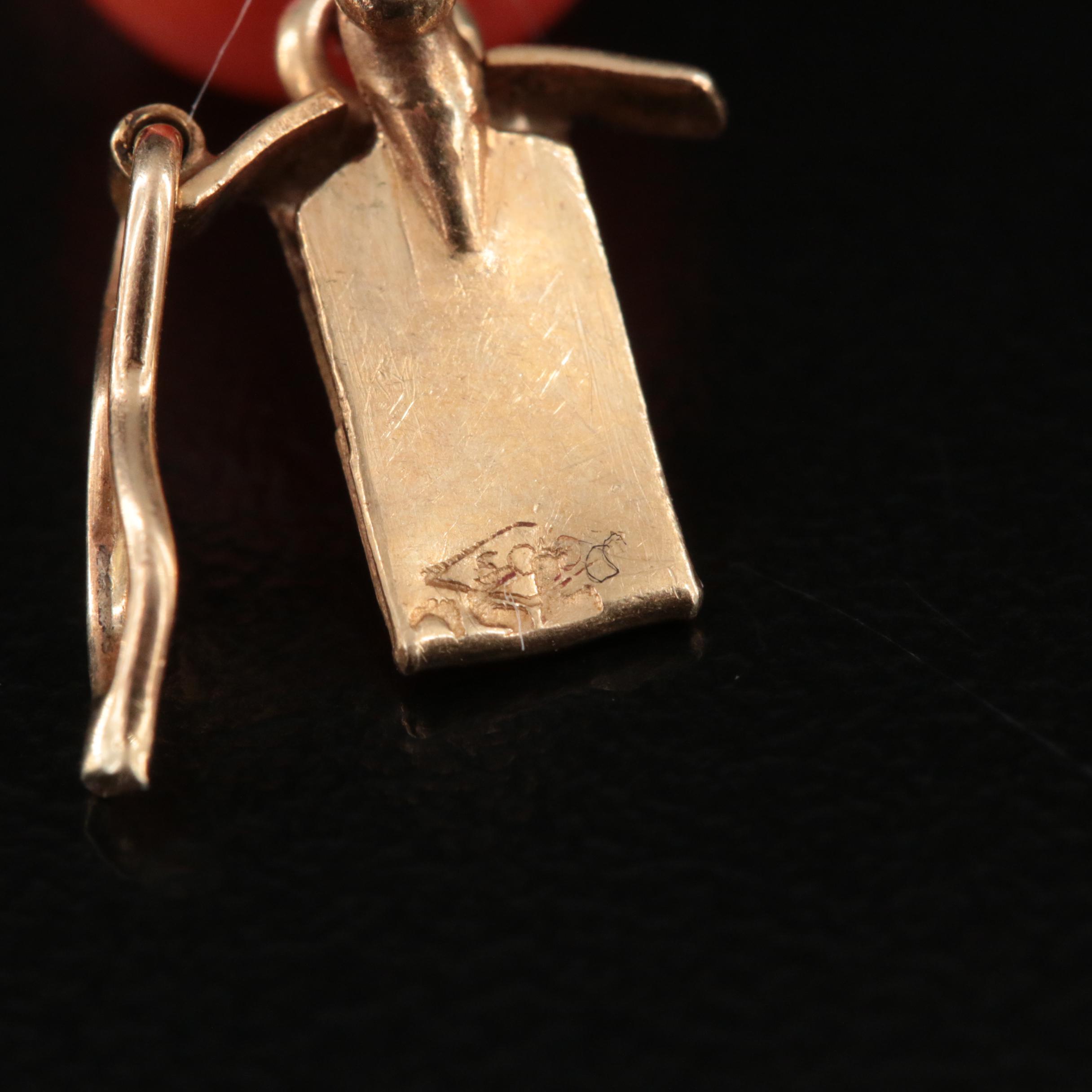 Coral Bead Necklace with 14K Clasp