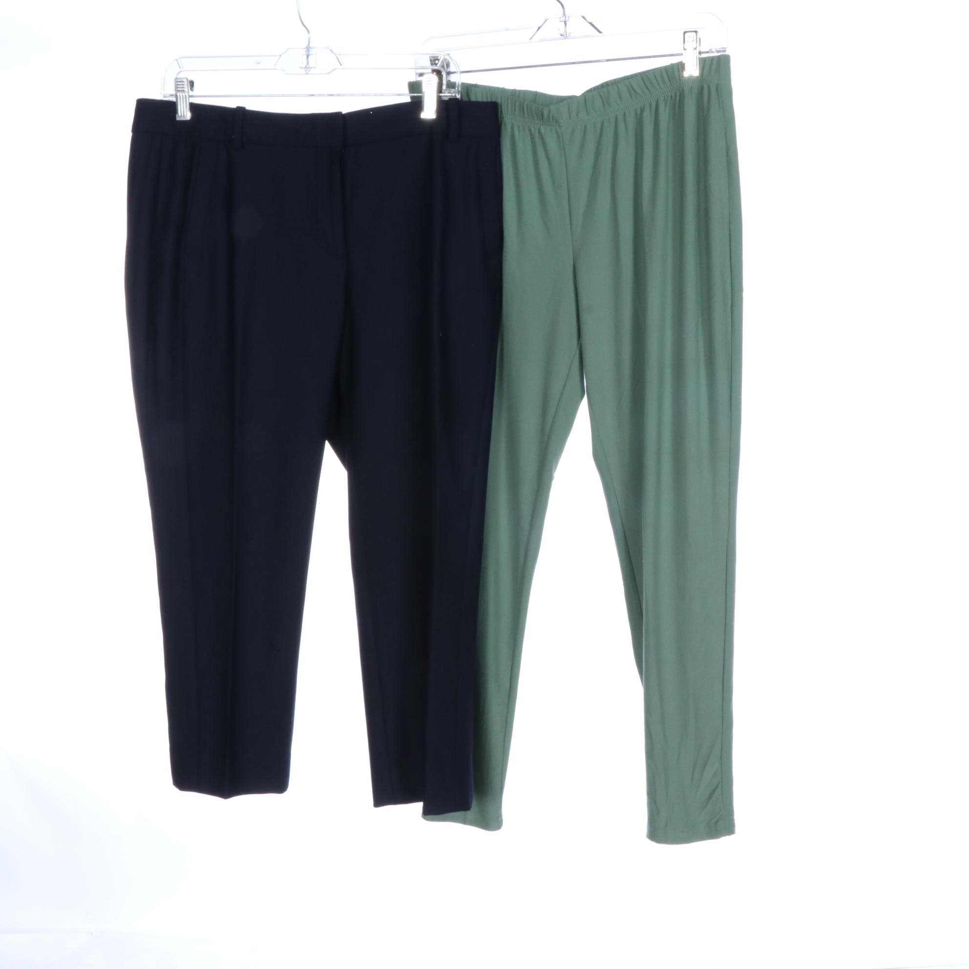 J.Crew Ankle Pants, Iman and Muluks Knit Pants, Woven Heart Cardigan