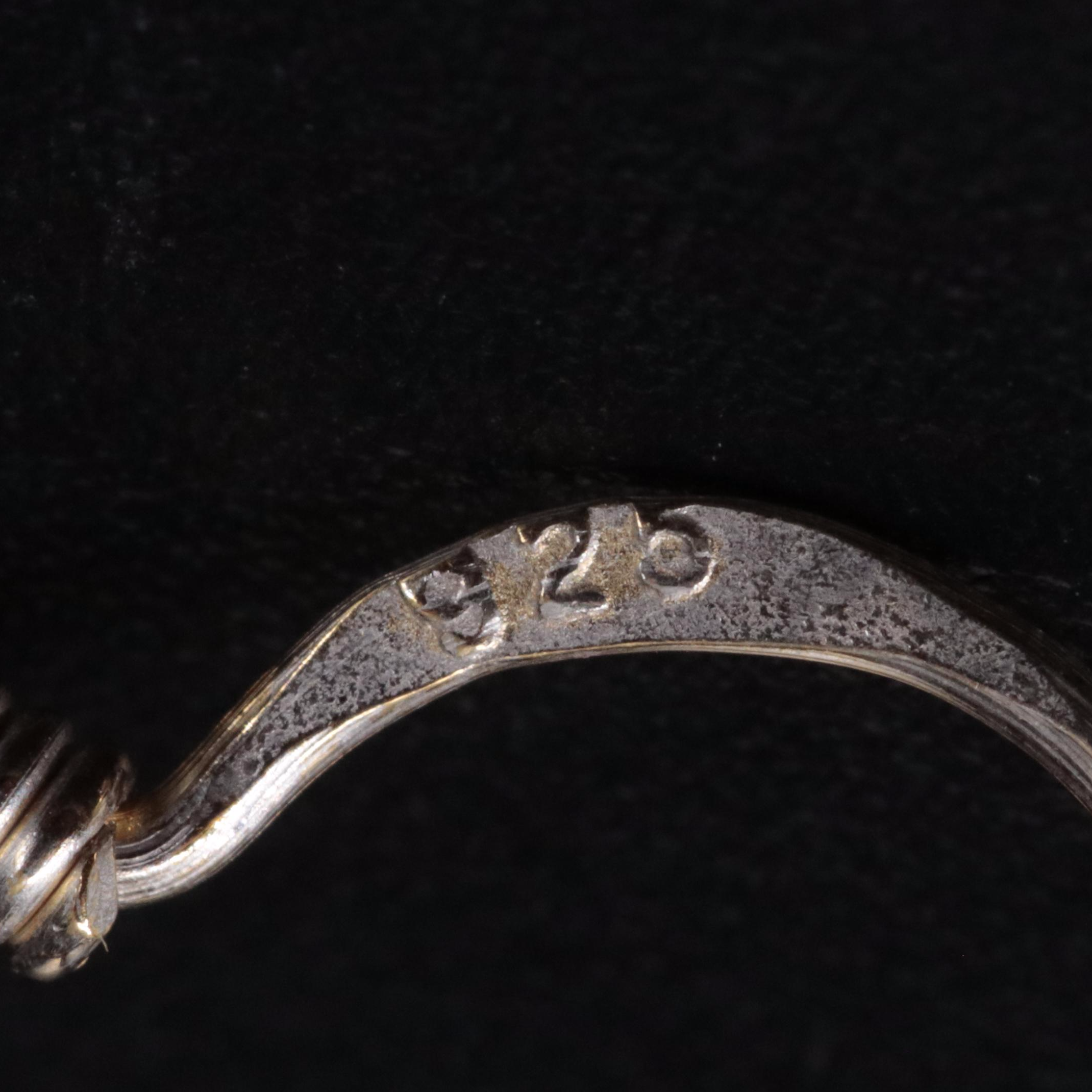 Sterling Silver Gemstone Drop Earrings