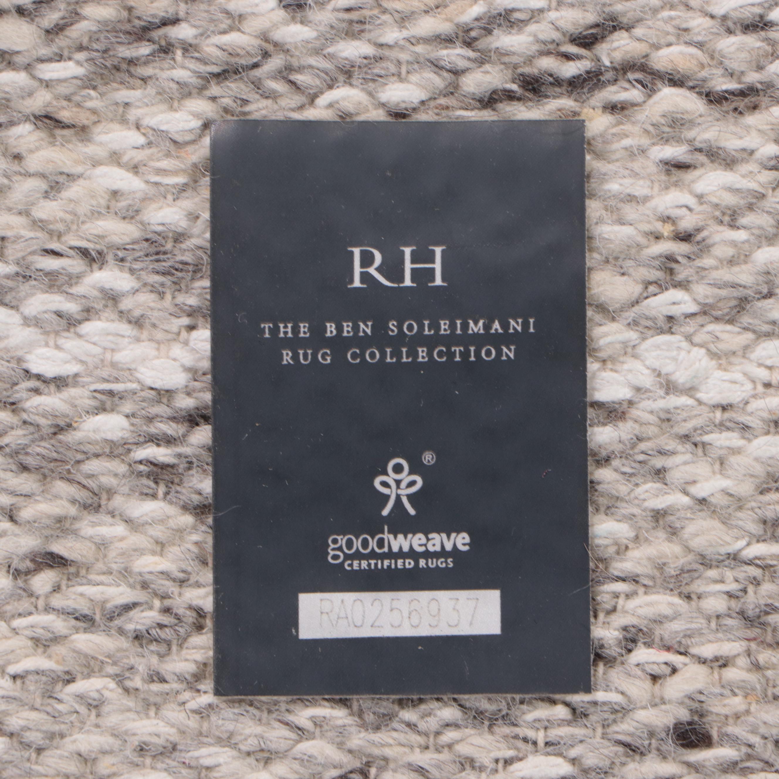 6' x 8'11 Handwoven Ben Soleimani Restoration Hardware Indian Area Rug