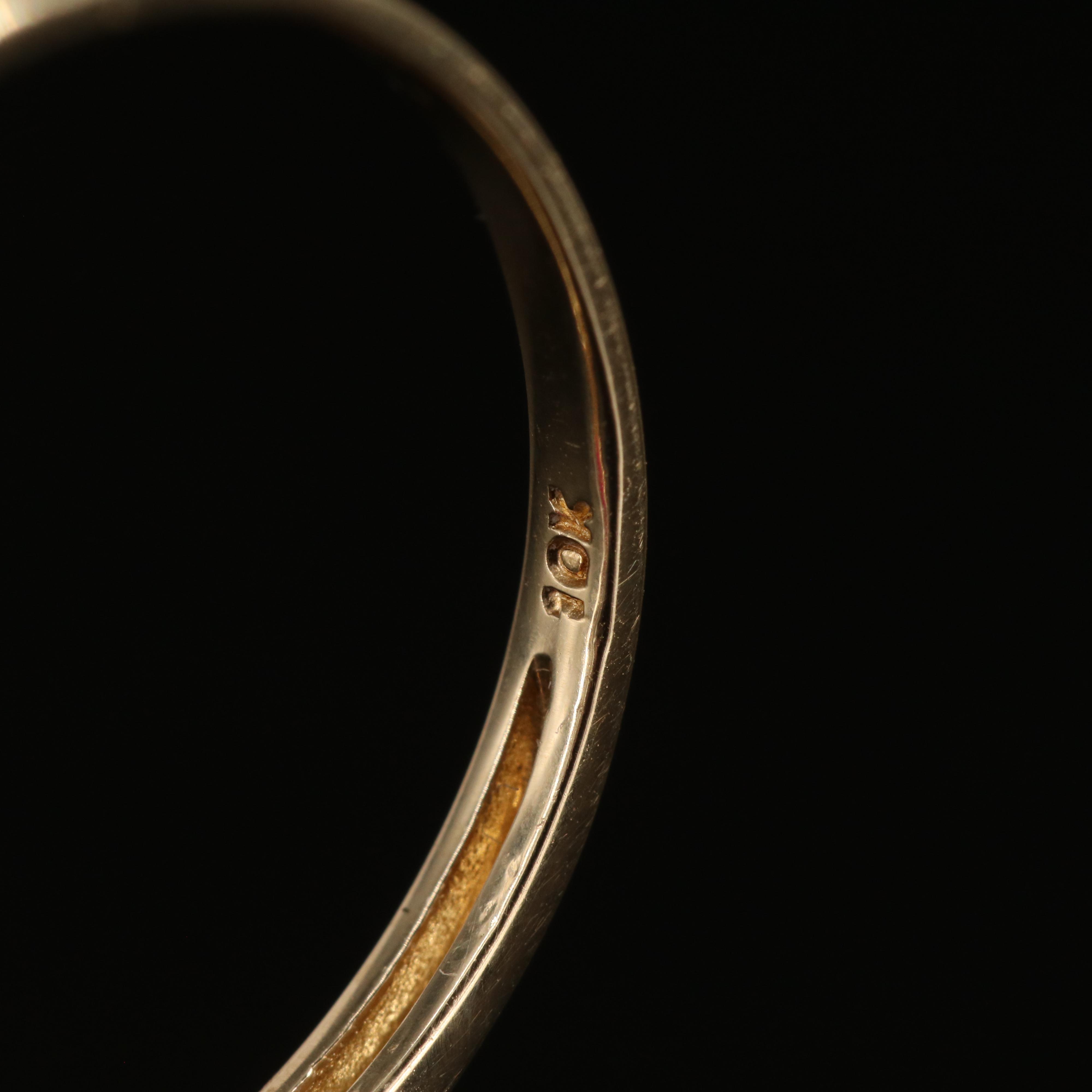 10K Corundum and Diamond Ring