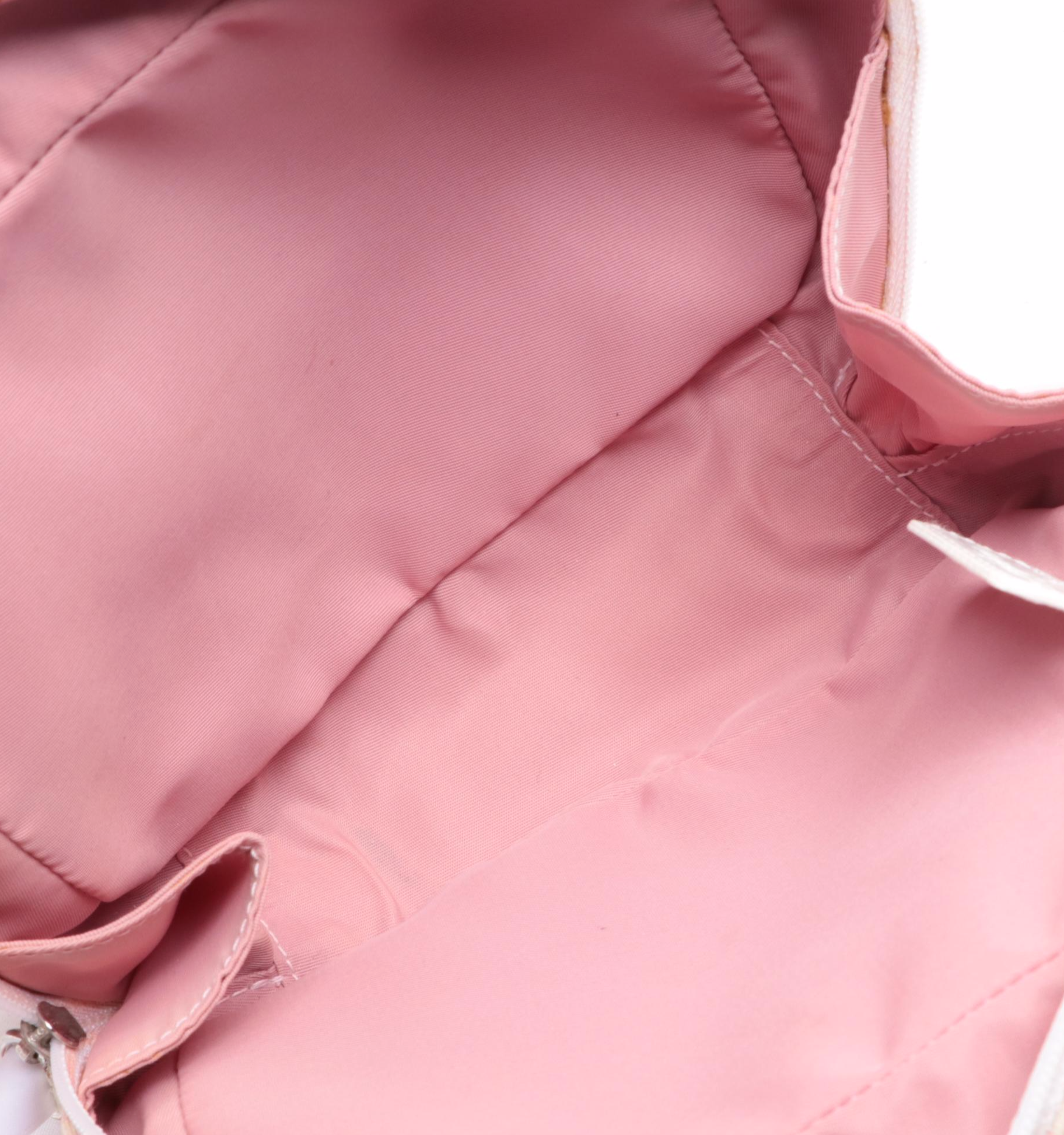 Christian Dior Trotter Zip Pouch in Monogram Coated Canvas and Leather Trim