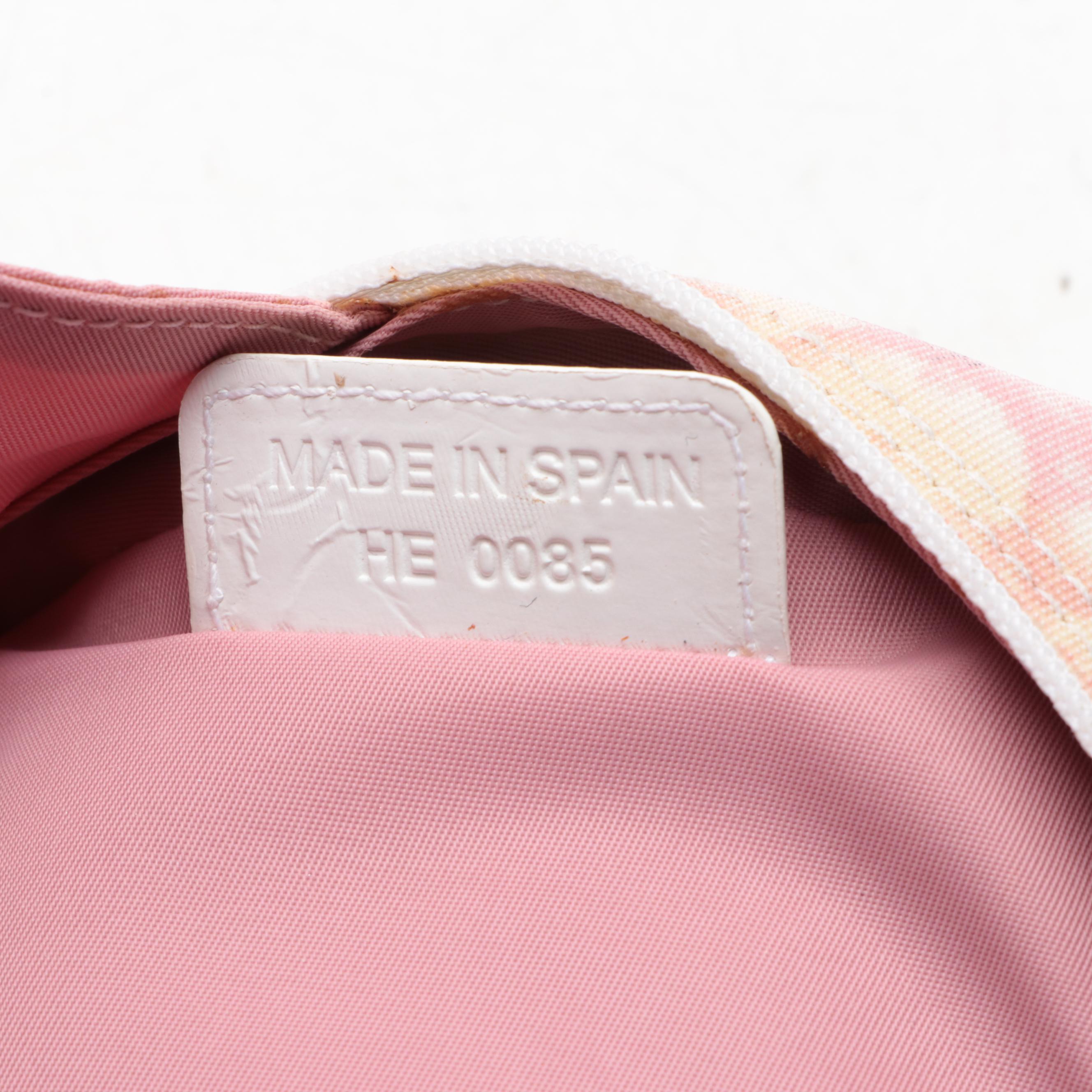 Christian Dior Trotter Zip Pouch in Monogram Coated Canvas and Leather Trim