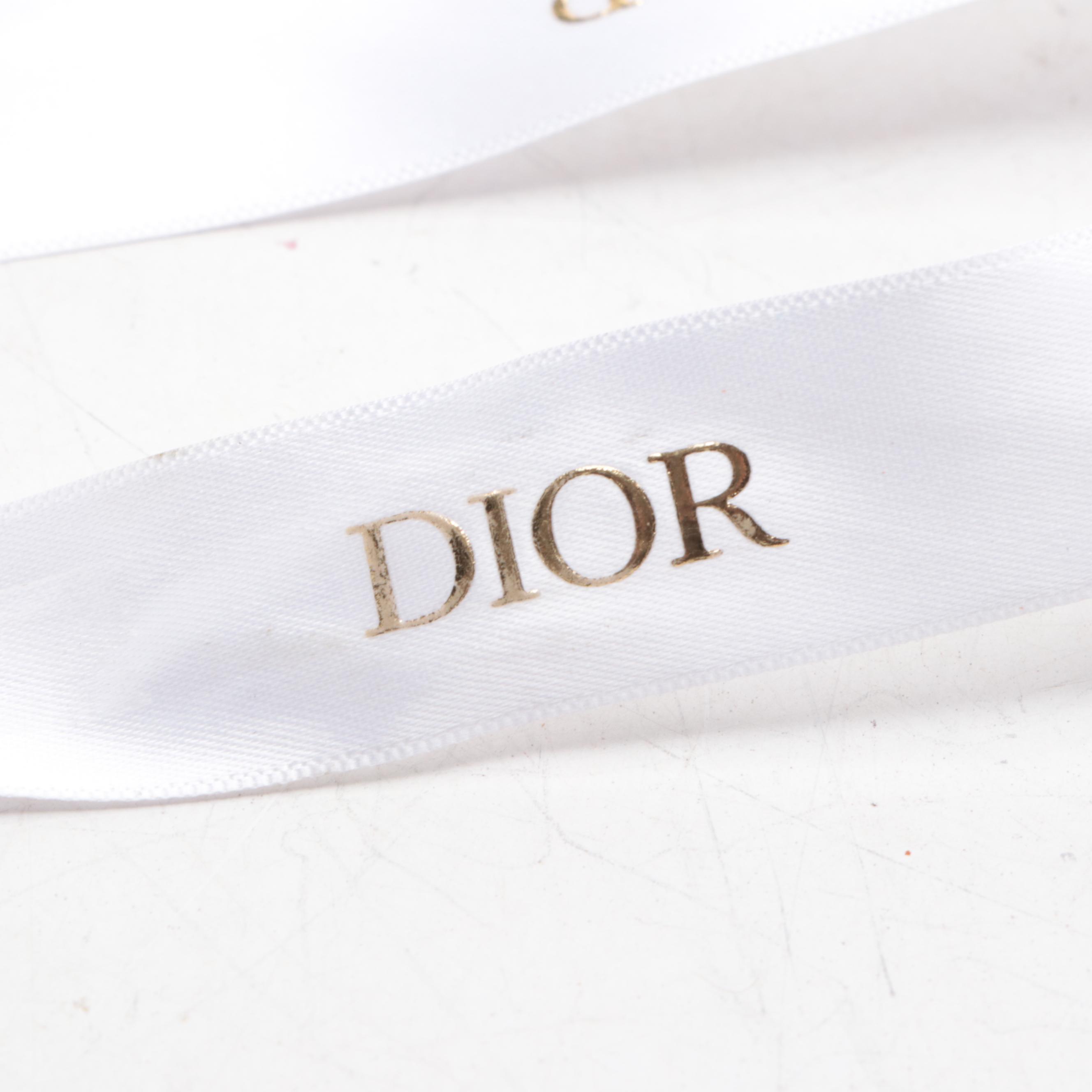 Christian Dior Trotter Zip Pouch in Monogram Coated Canvas and Leather Trim