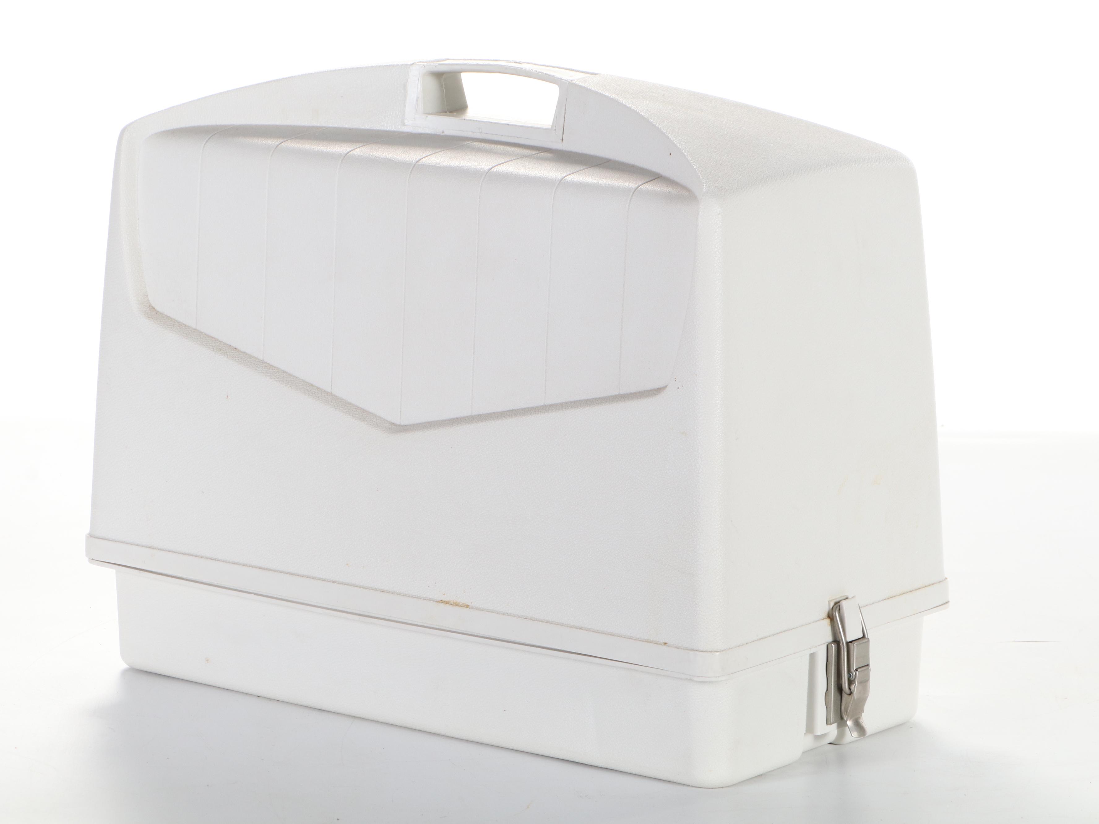 Singer Model 201 Electric Sewing Machine with Case, 1941