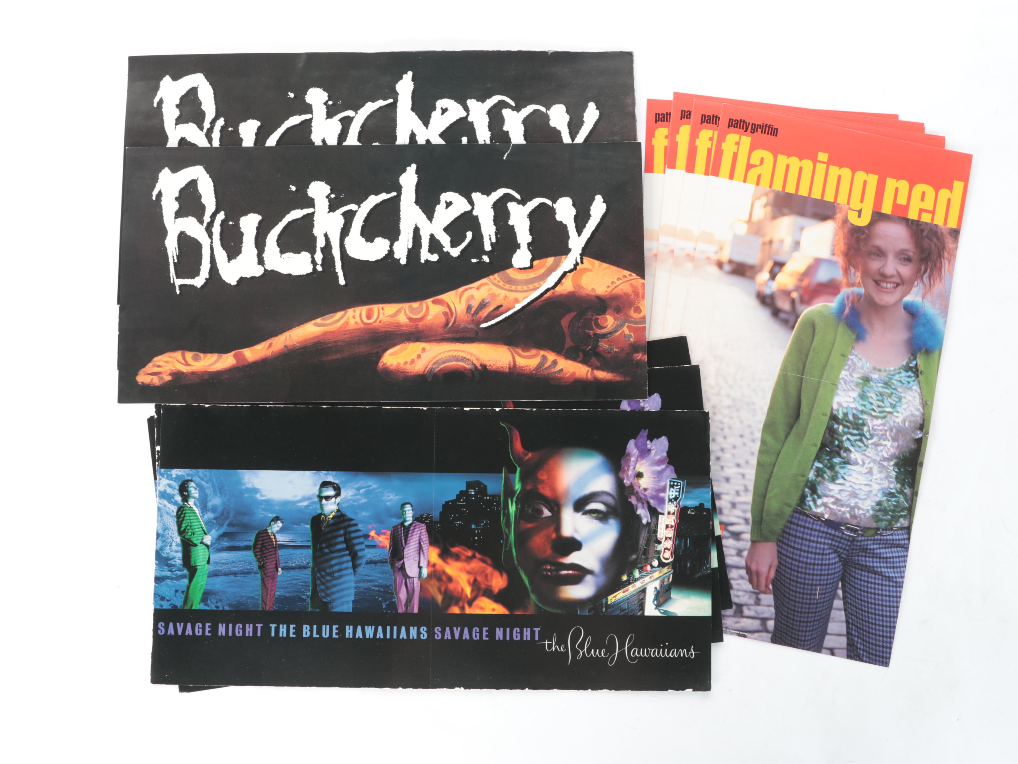 Robert Plant, Elliott Smith and More Tour Fliers, Mini Posters and Ephemera