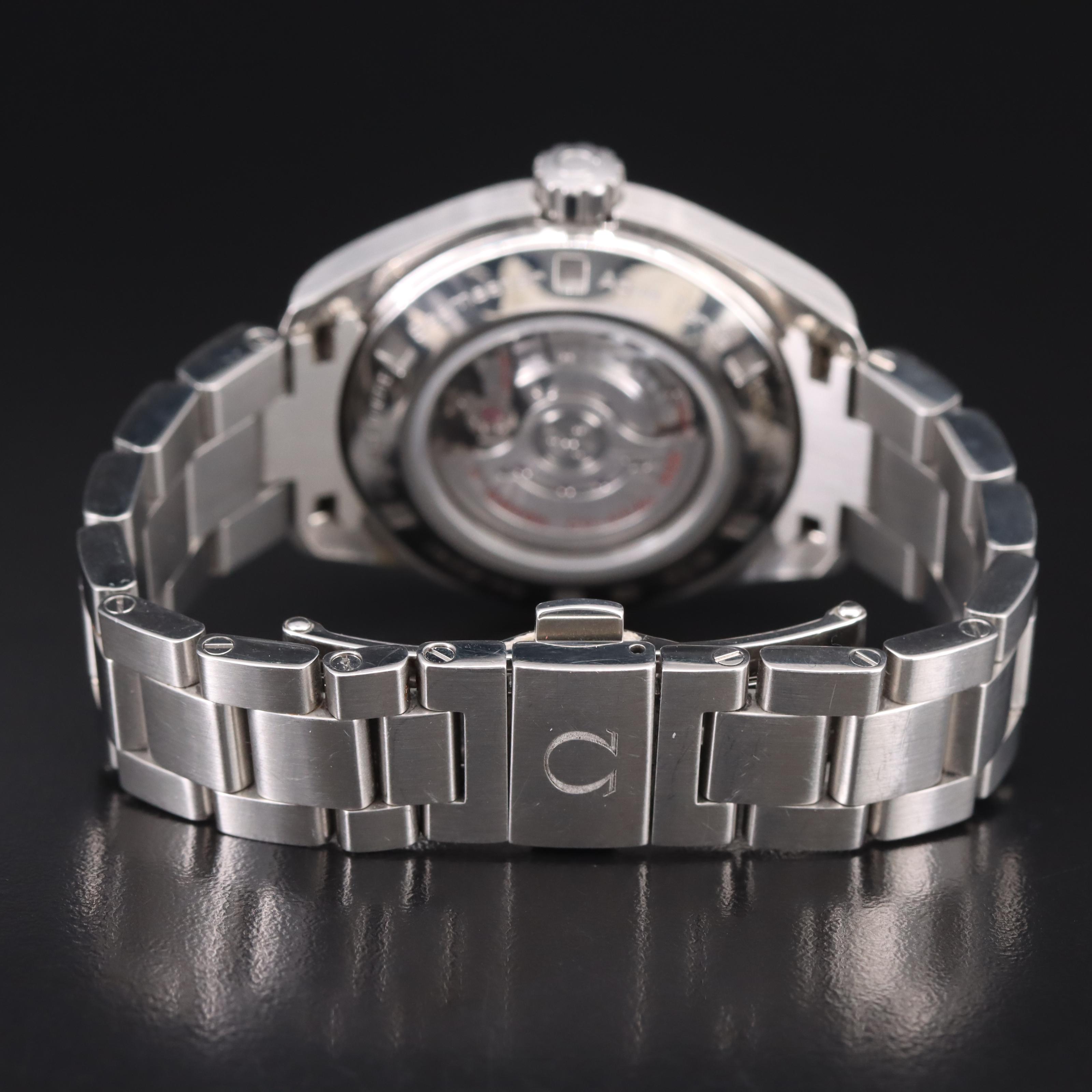 Omega Seamaster Aqua Terra Mother-of-Pearl and Diamond Dial Watch