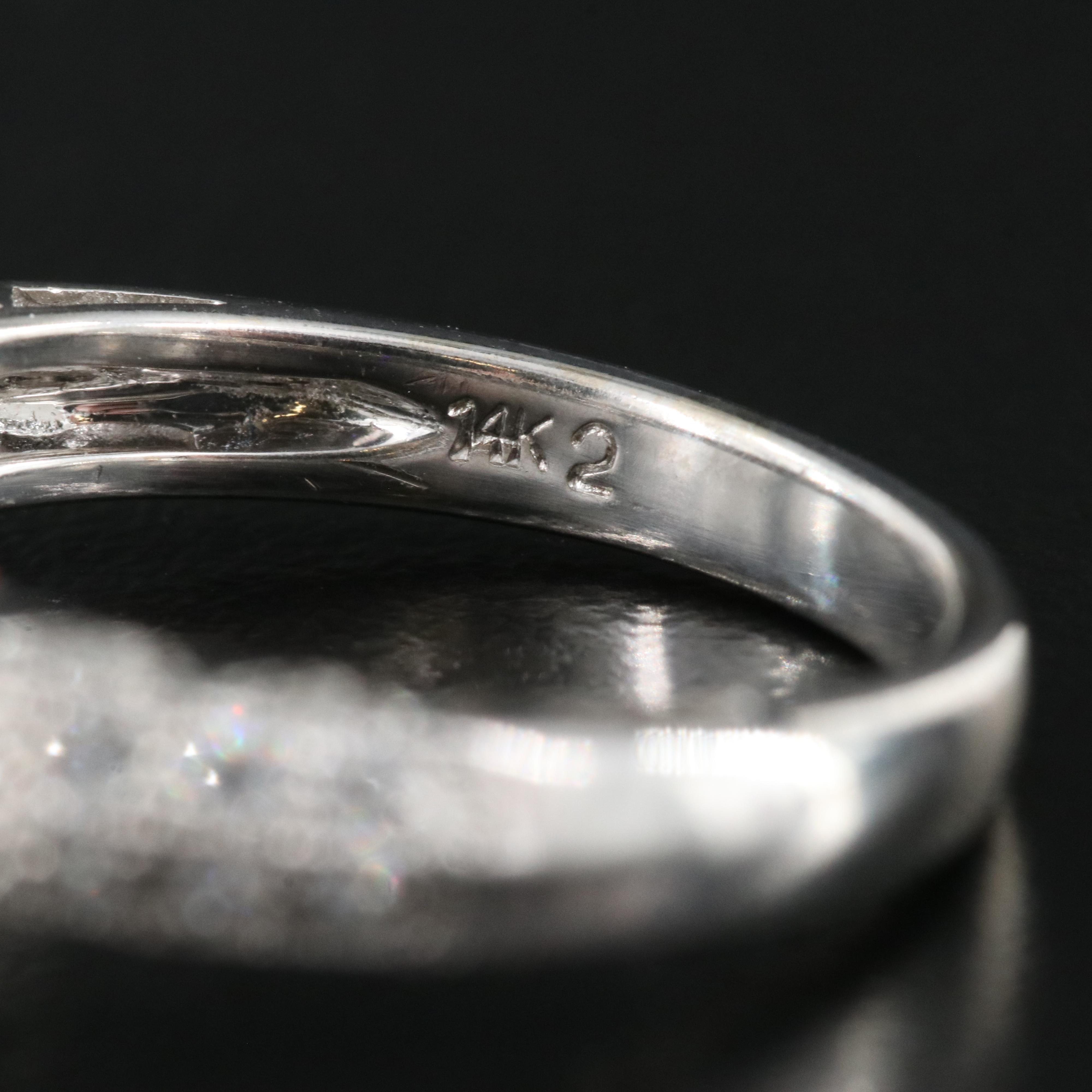 14K Alexandrite and Diamond Ring