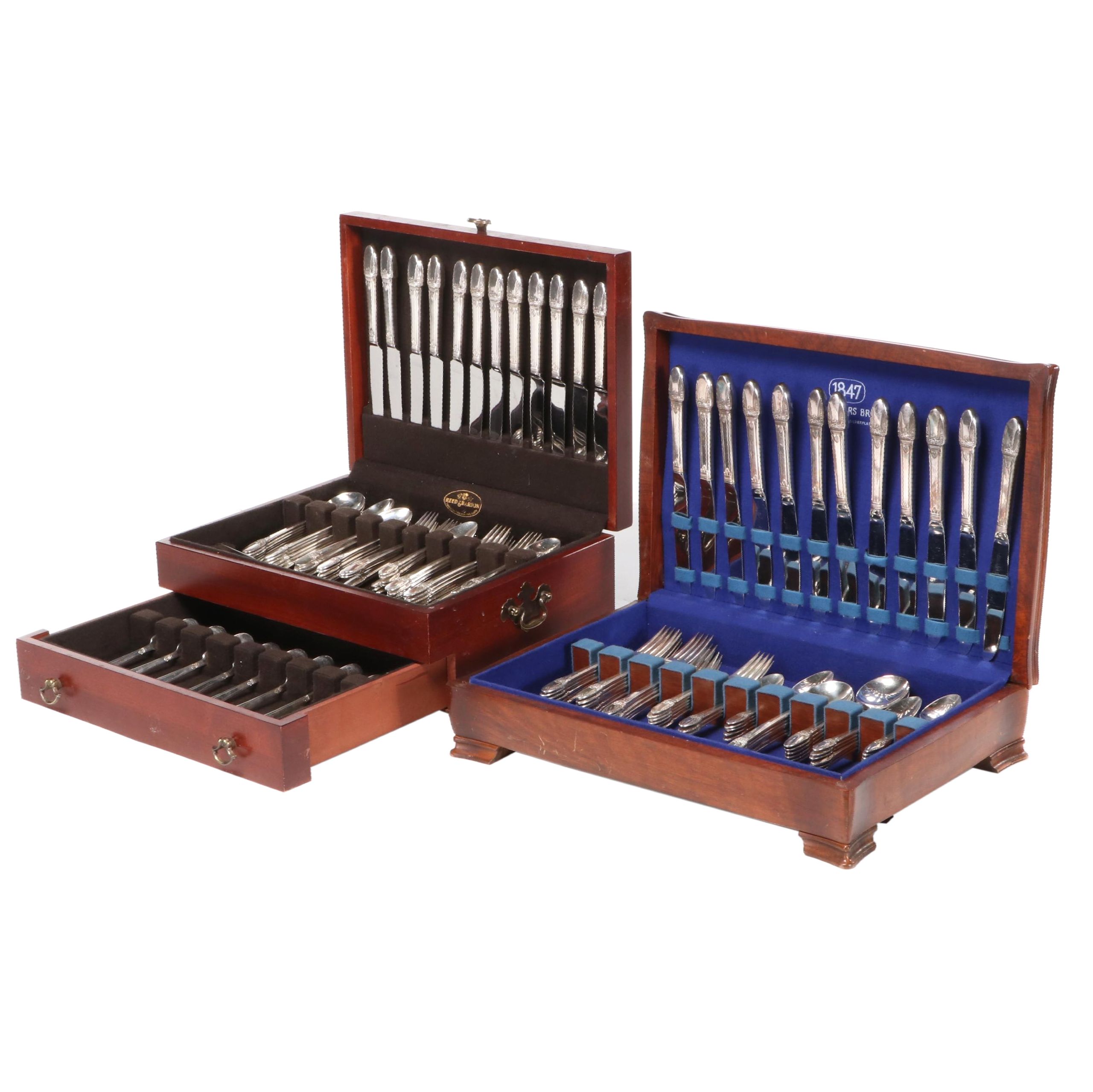 1847 Rogers Bros International Silver "First Love" Silver Plate Flatware