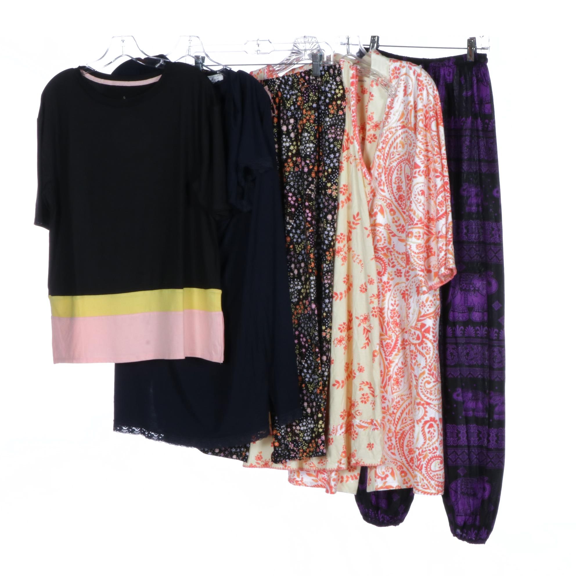 Carole Hochman Sleep Gown and Robe, Barefoot Dreams and Cuddl Duds Sleepwear