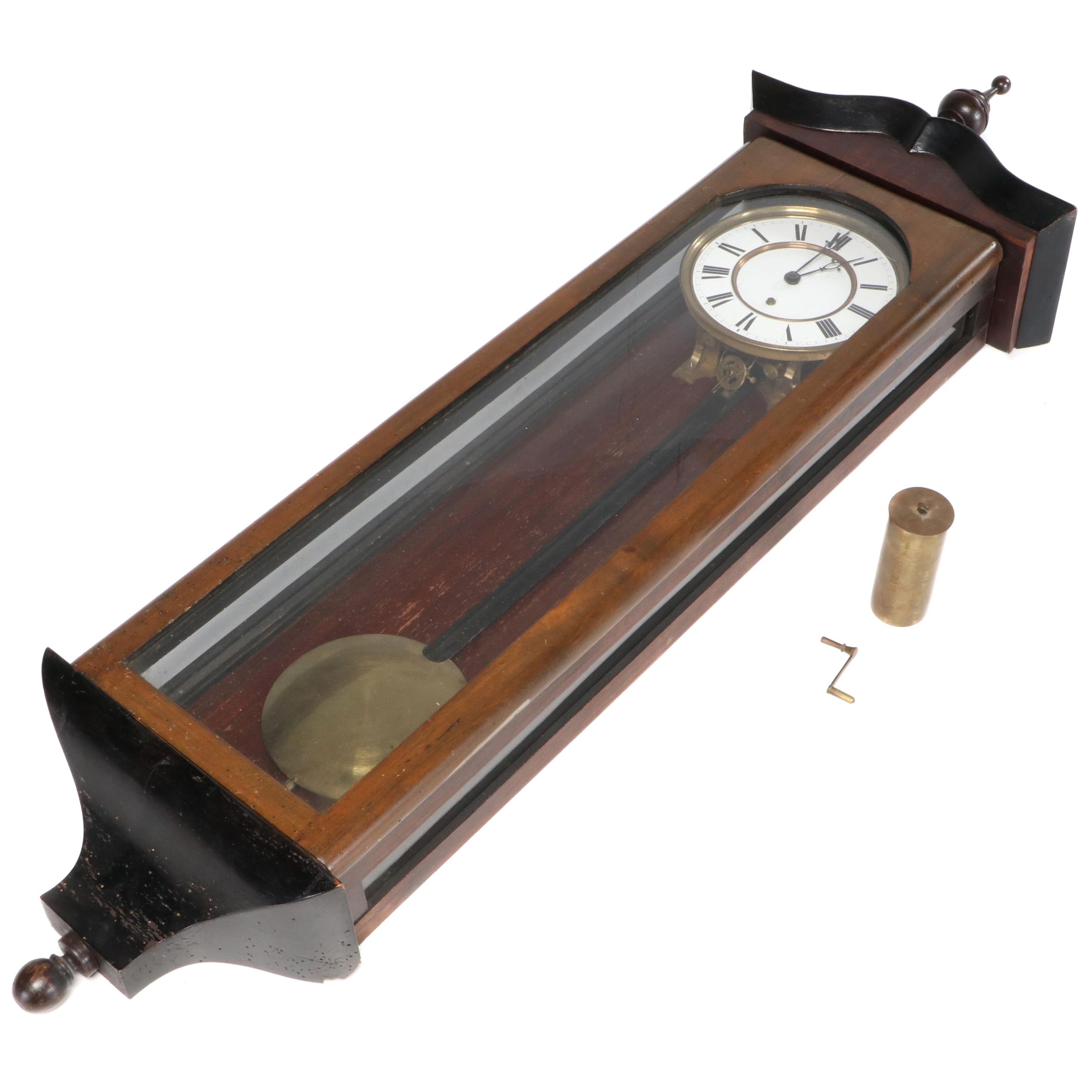 Wormwood Case Regulator Wall Clock