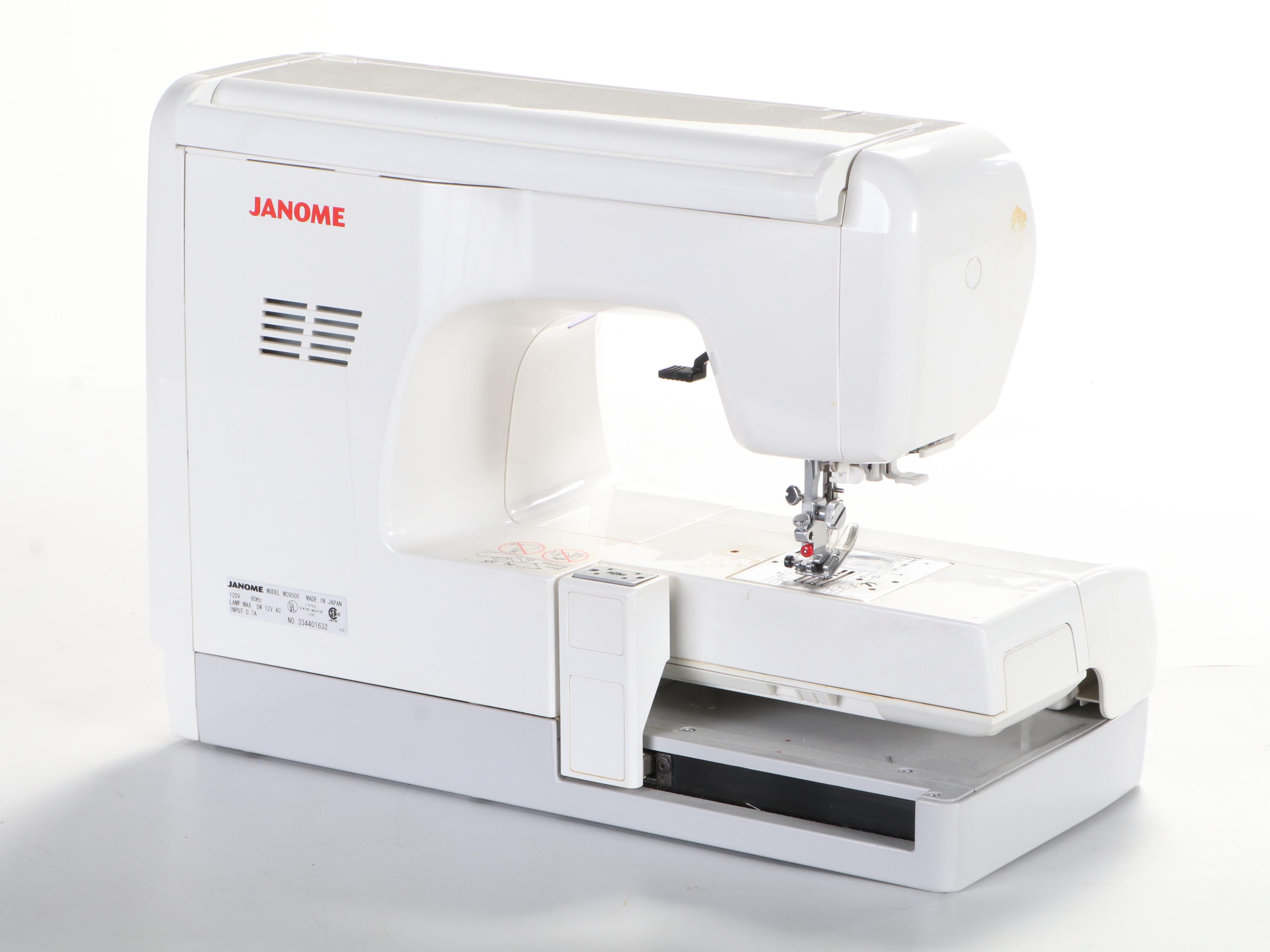 Janome Memory Craft 9500 Computerized Embroidery Machine
