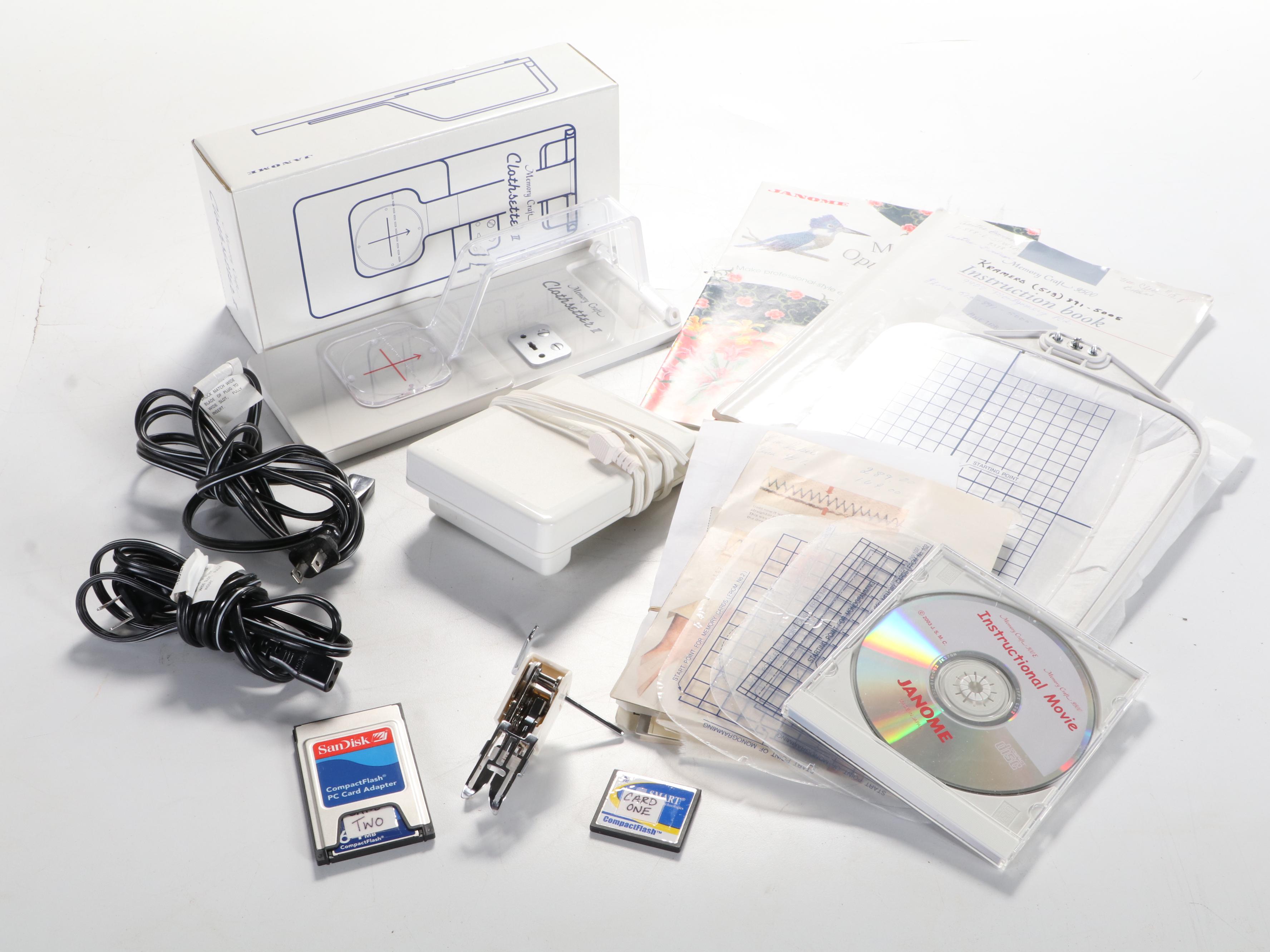 Janome Memory Craft 9500 Computerized Embroidery Machine