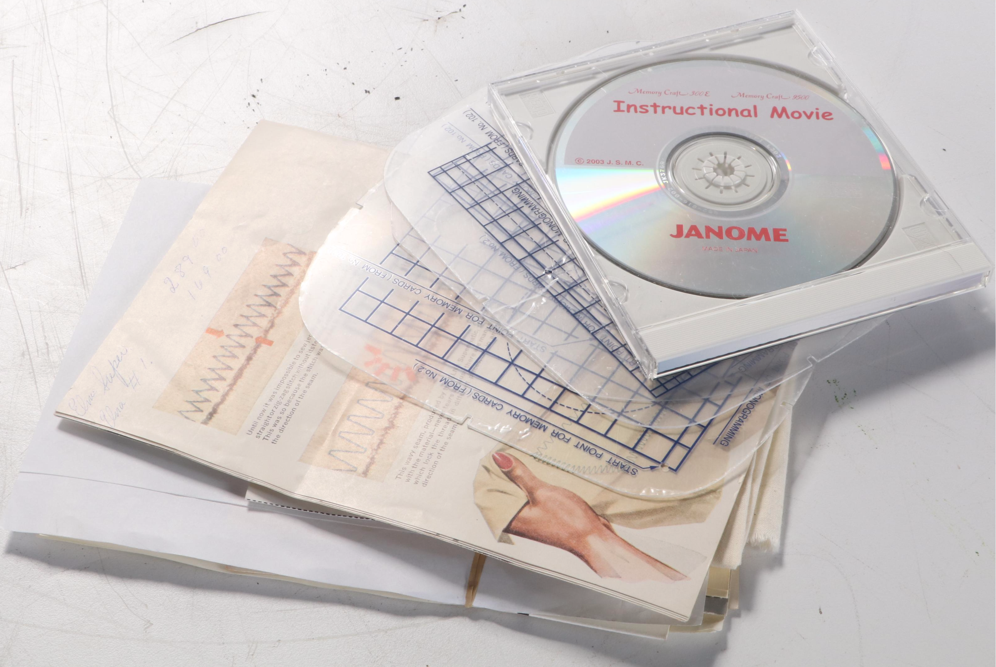 Janome Memory Craft 9500 Computerized Embroidery Machine