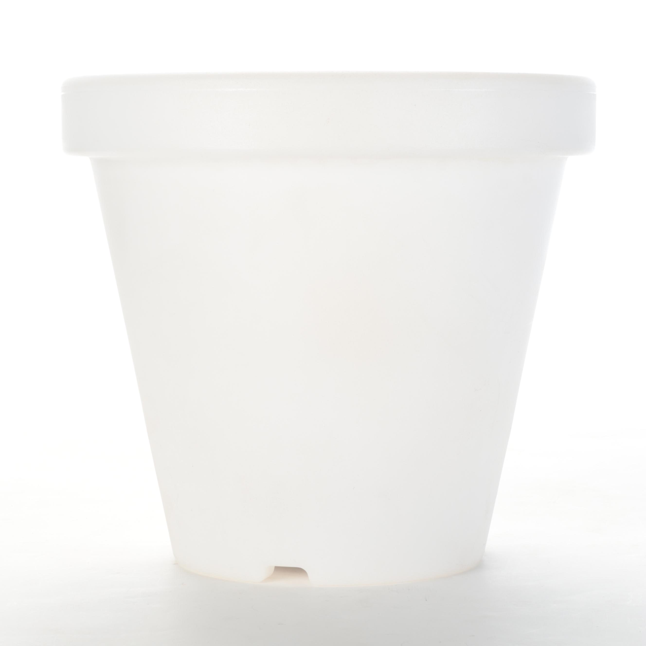 Solar Powered Illuminated Plastic Planter