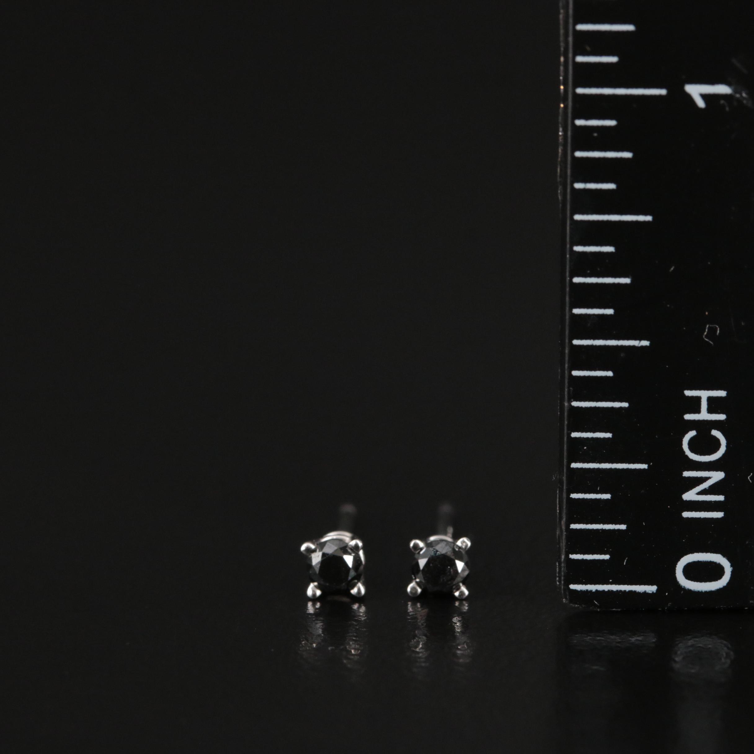 14K 0.18 CTW Diamond Stud Earrings