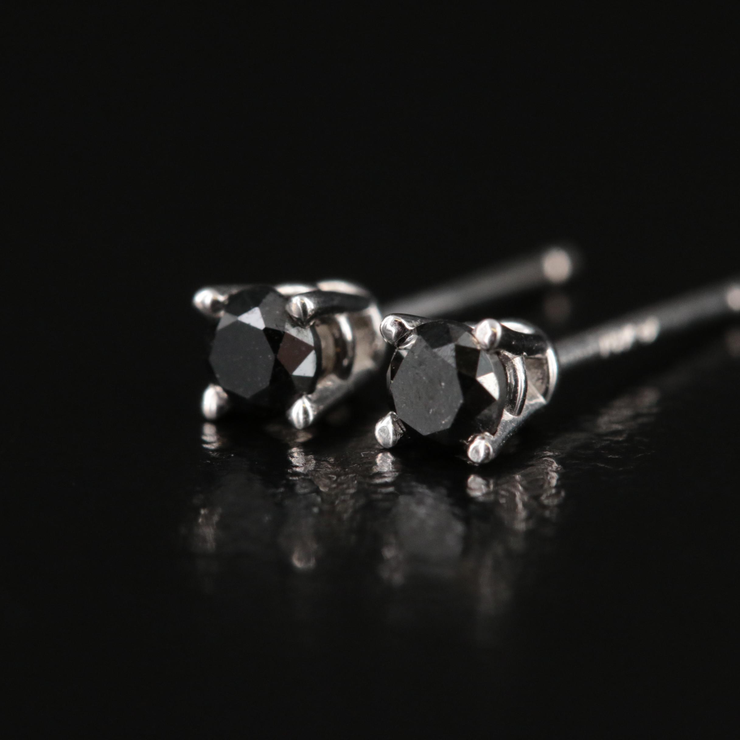 14K 0.18 CTW Diamond Stud Earrings