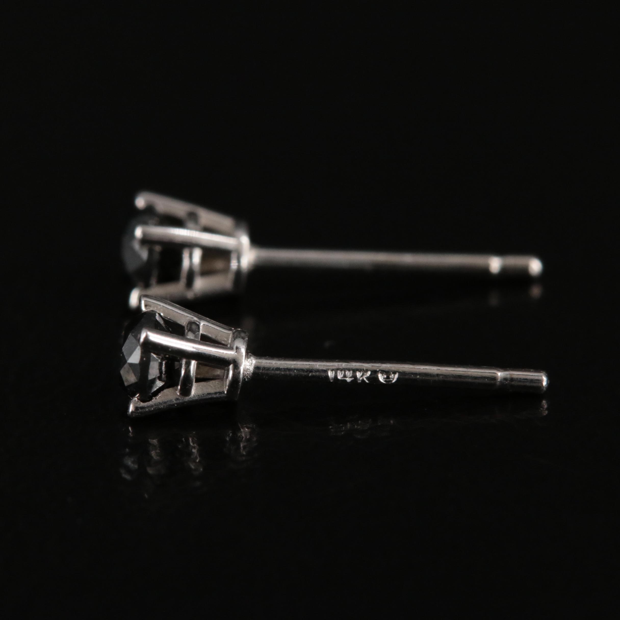 14K 0.18 CTW Diamond Stud Earrings