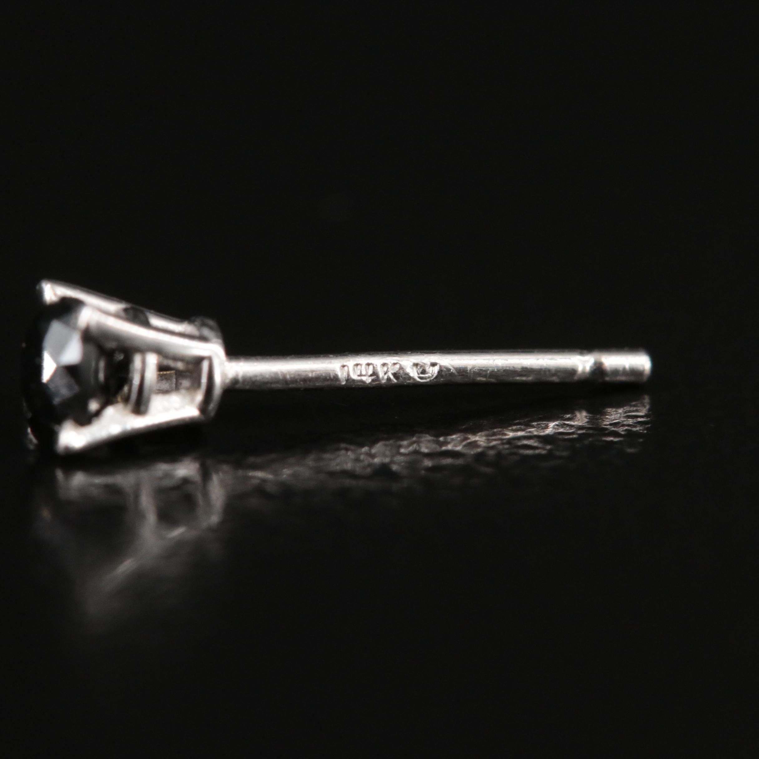 14K 0.18 CTW Diamond Stud Earrings