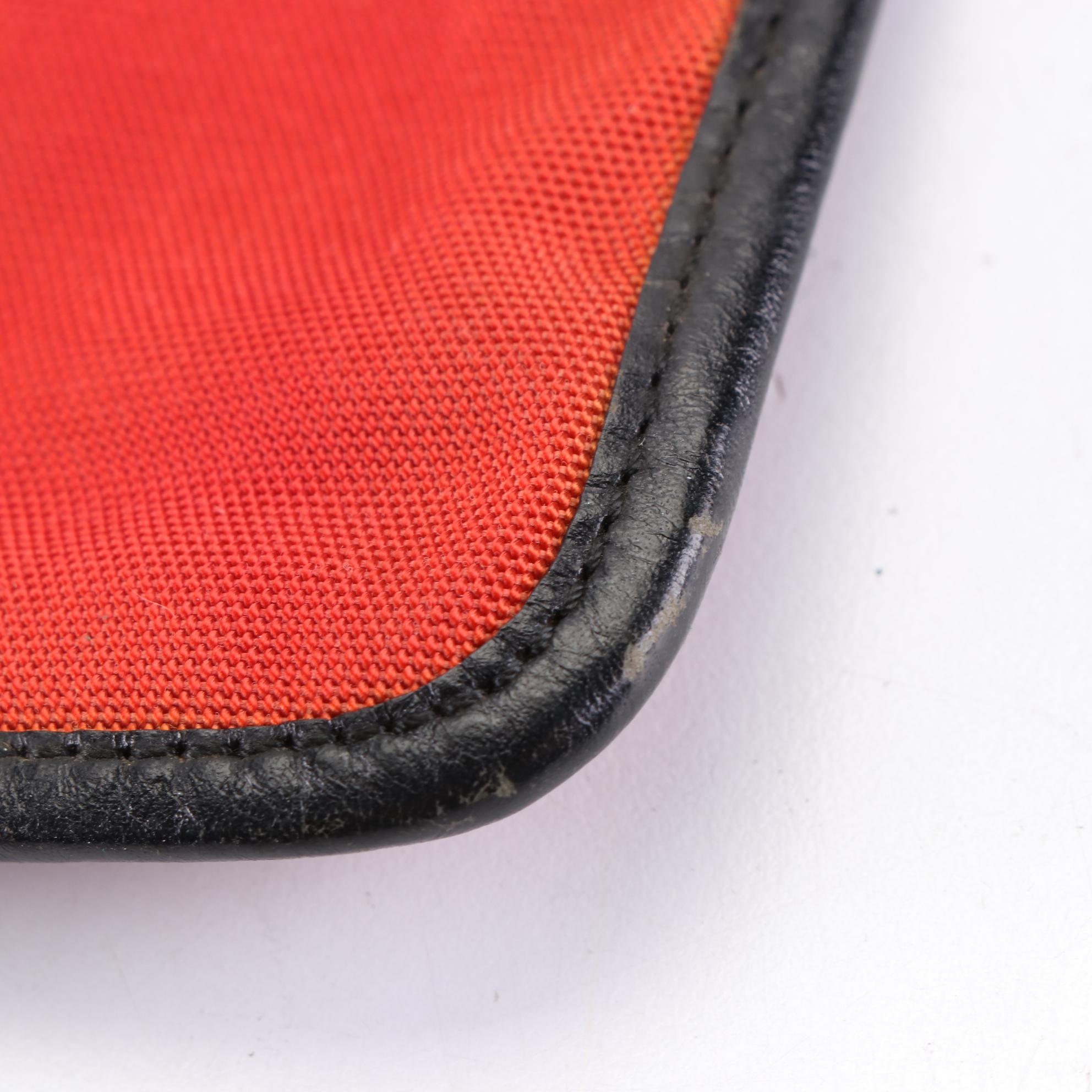 Gucci Small Crossbody Bag in Red GG Canvas and Black Leather