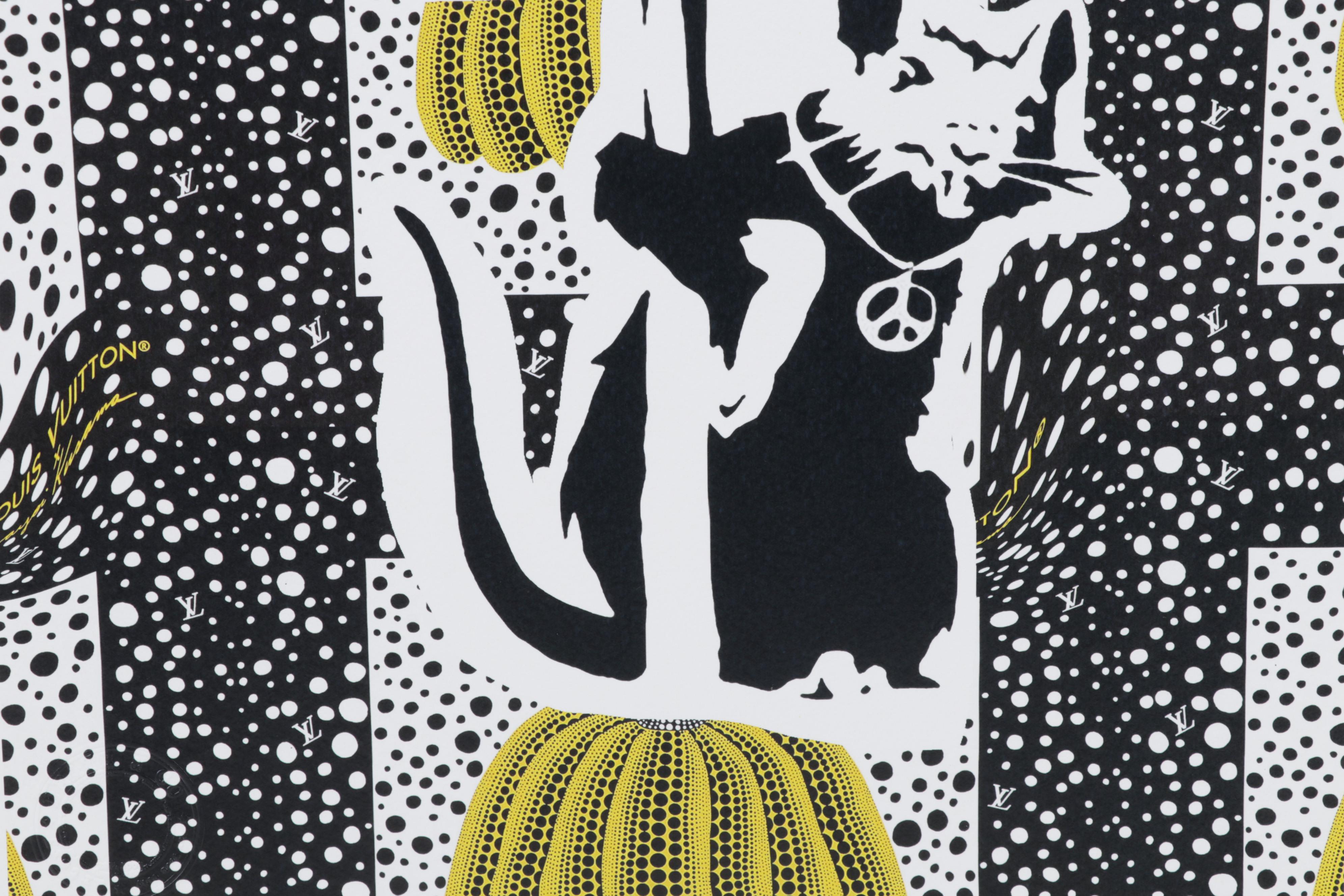 Death NYC Pop Art Graphic Print Homage to Yayoi Kusama and Banksy, 2022