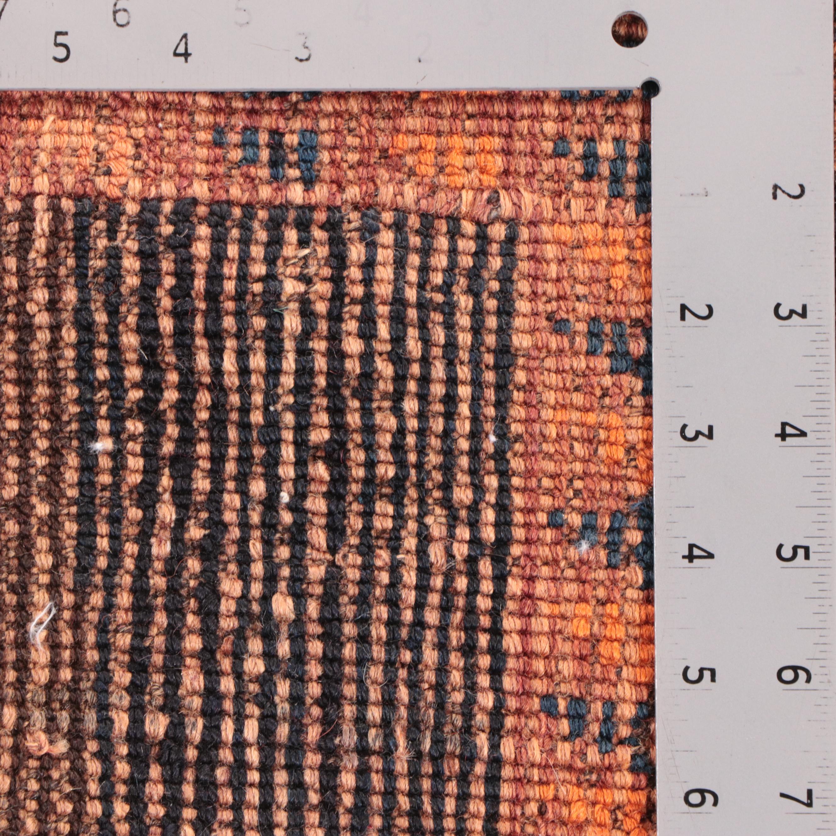 3'7 x 7'11 Hand-Knotted Persian Kurdish Area Rug